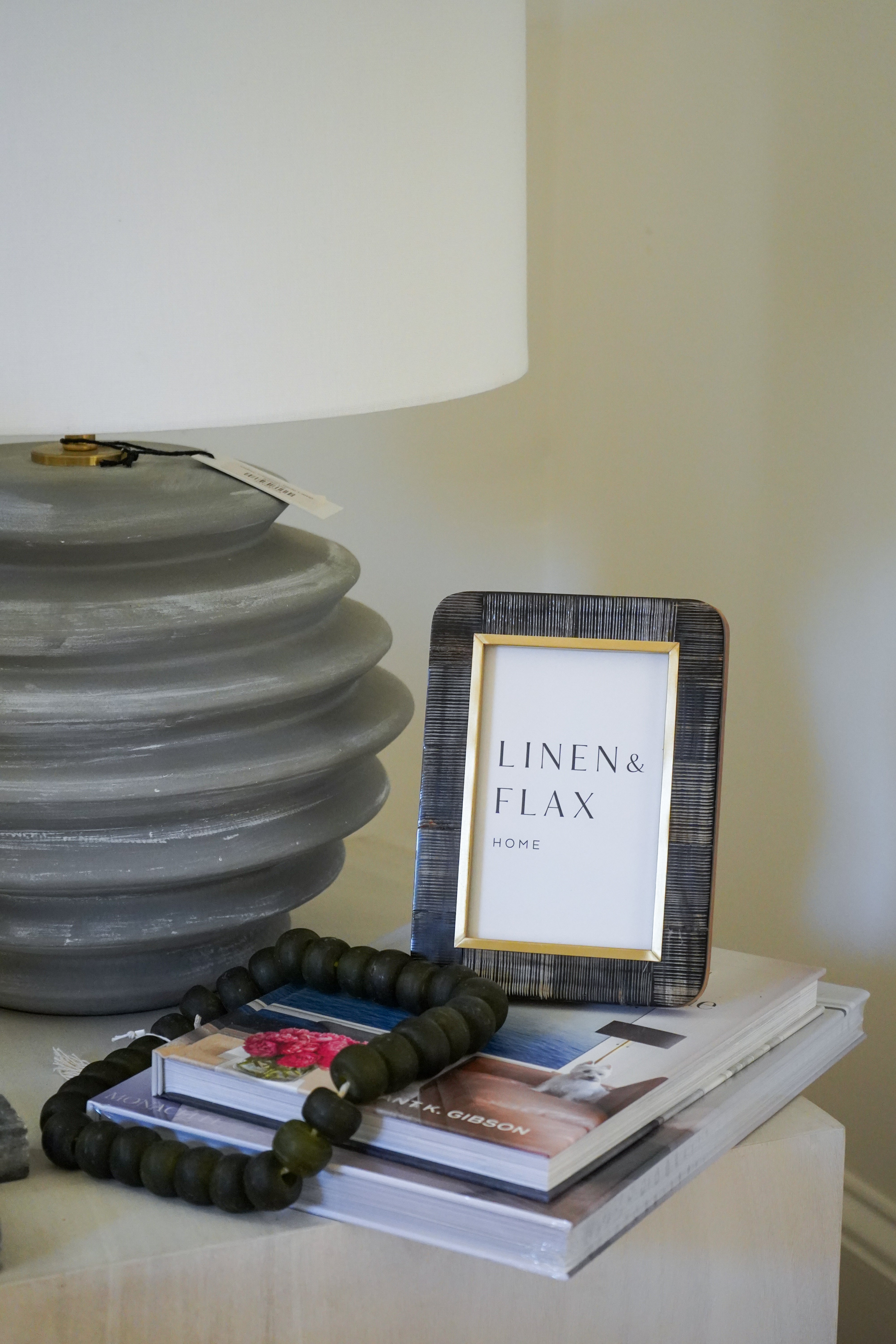 5x7 Hand-Carved Horn and Brass Picture Frame