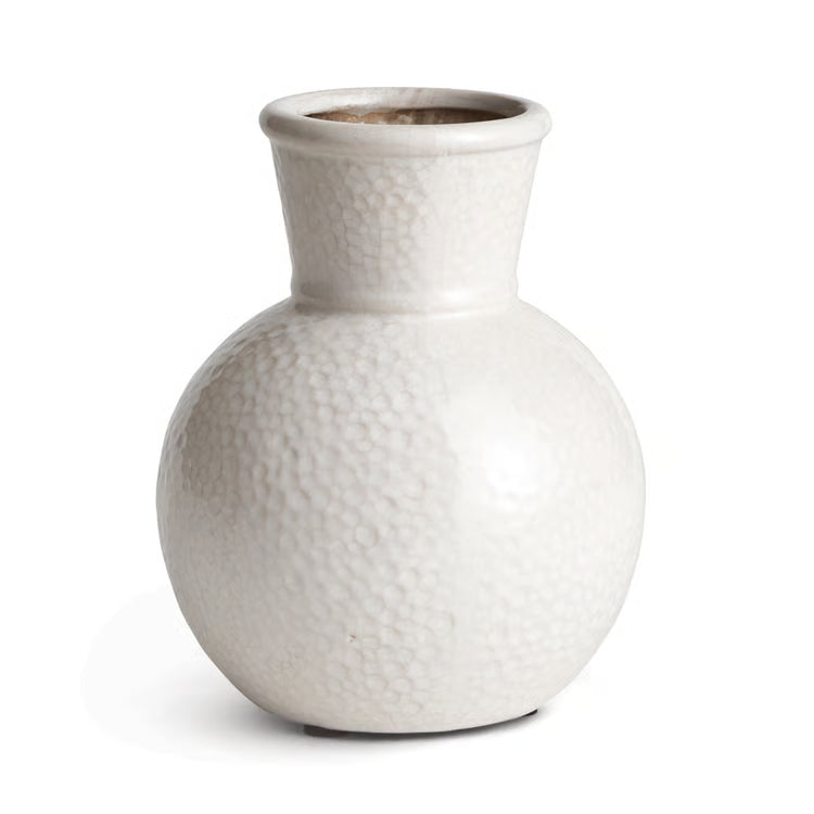White Crackle Glaze Vase