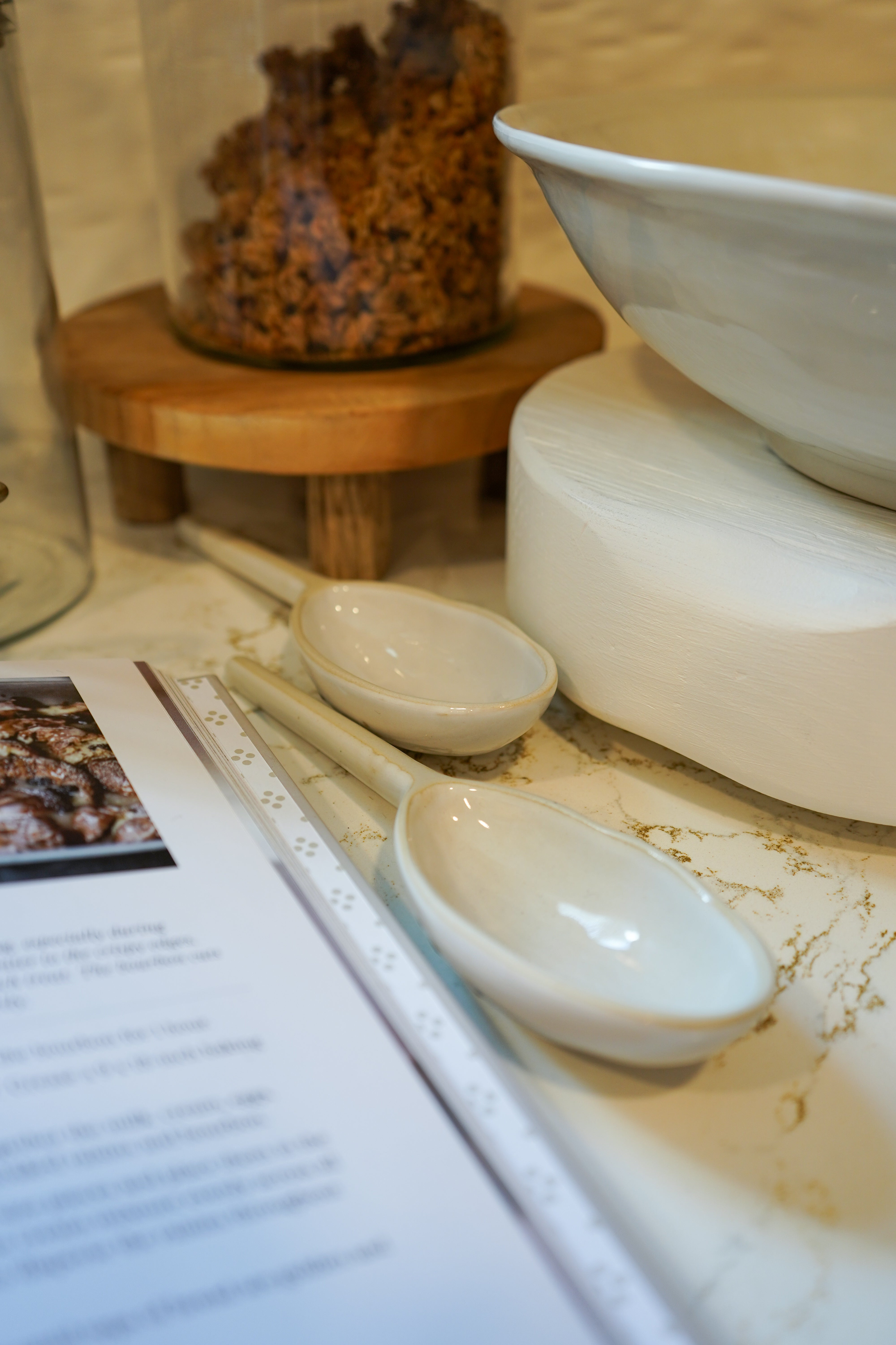 Reactive Glaze Stoneware Spoon