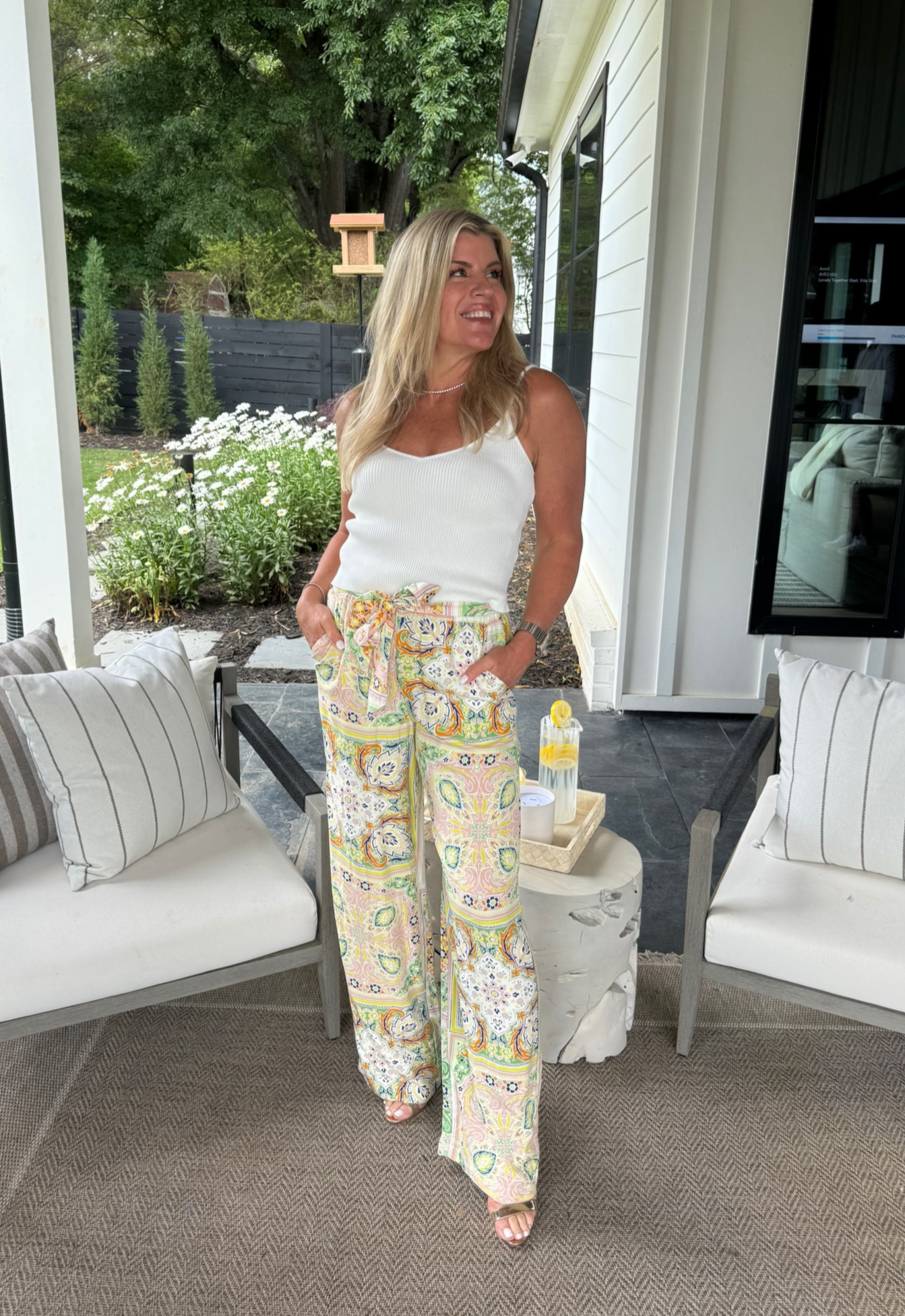 Summer Breeze Tank-White