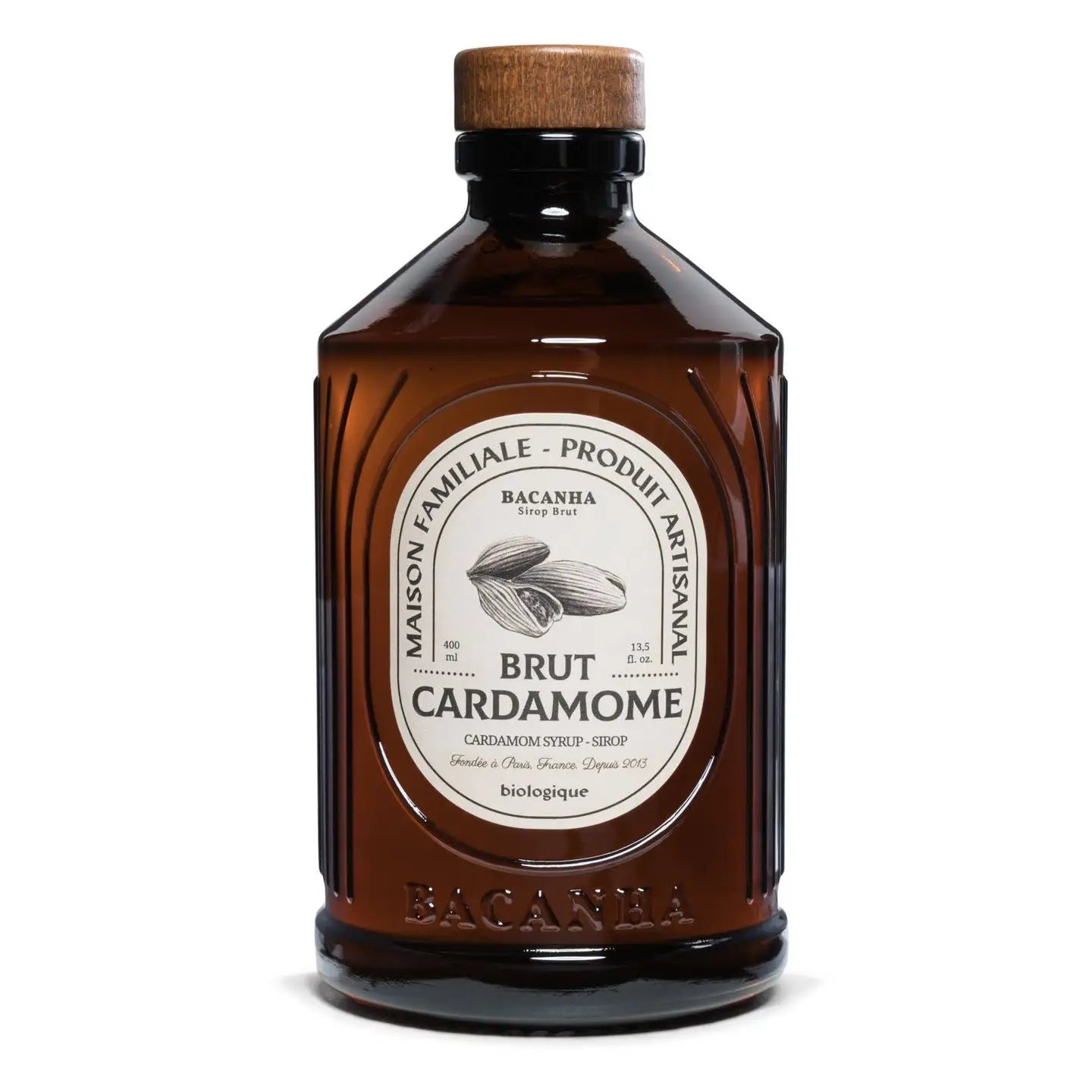 Raw Cardamom Syrup - Organic 13.5oz
