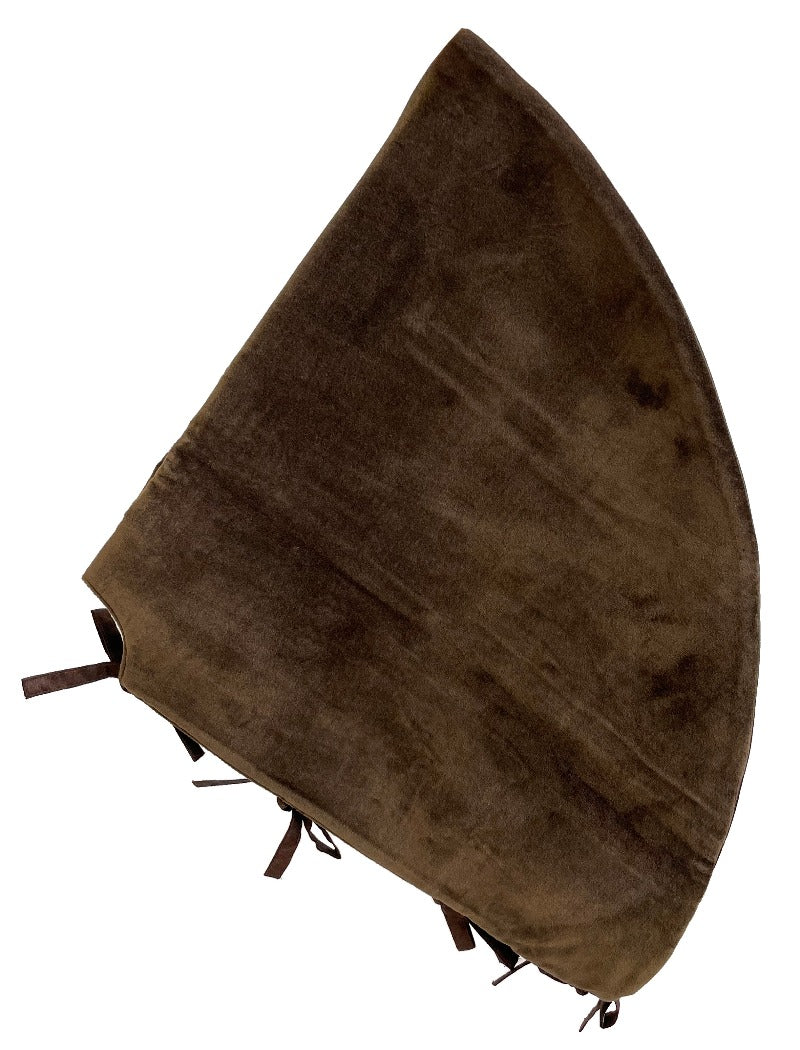 39" Brown Velvet Reversible Tree Skirt