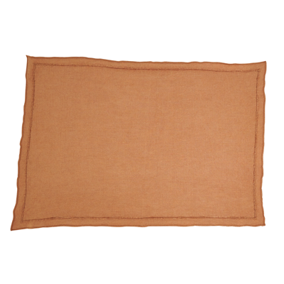 14X20 Terracotta Linen Placemat (Set of 4)