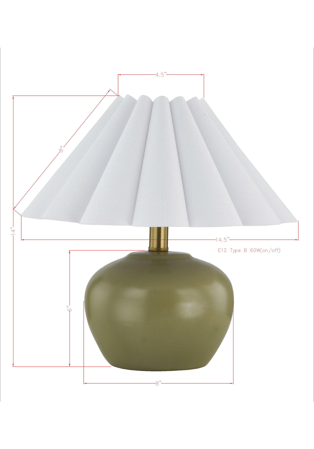 Harlow Table Lamp-(Pair of 2) DS ONLY