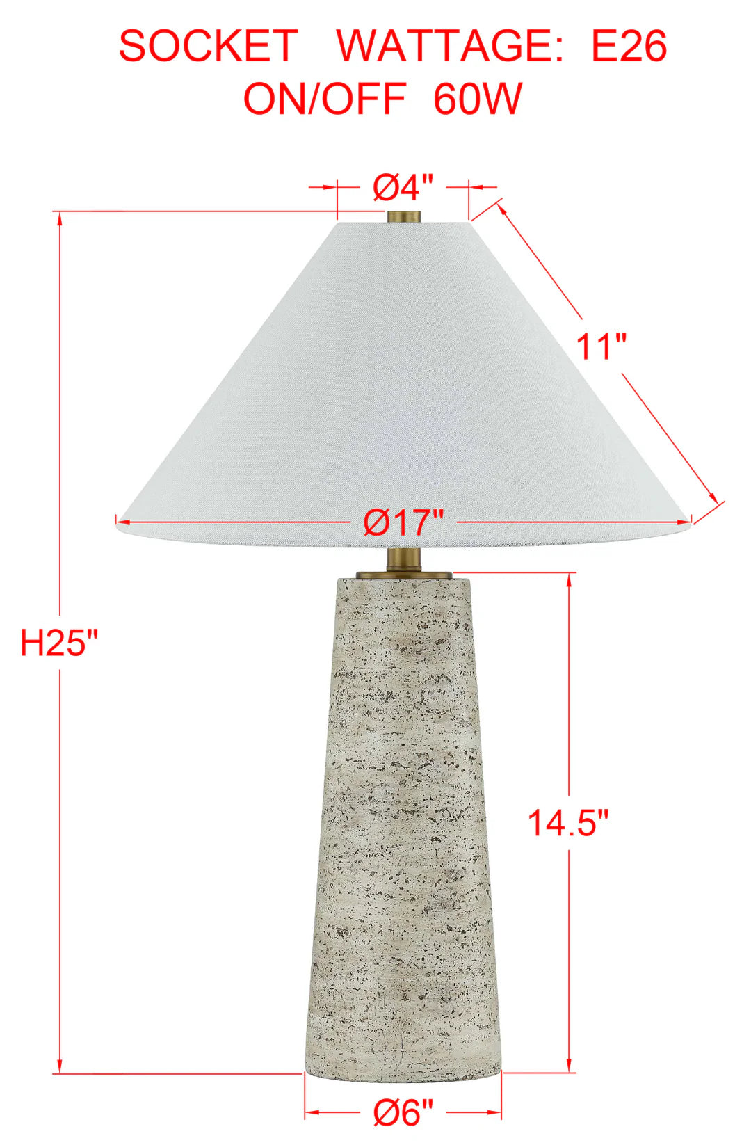 Rudd Table Lamp-DS ONLY