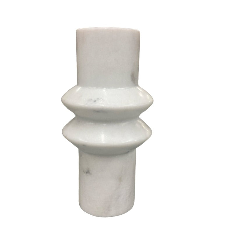 White Marble Candlestick (3 Sizes)
