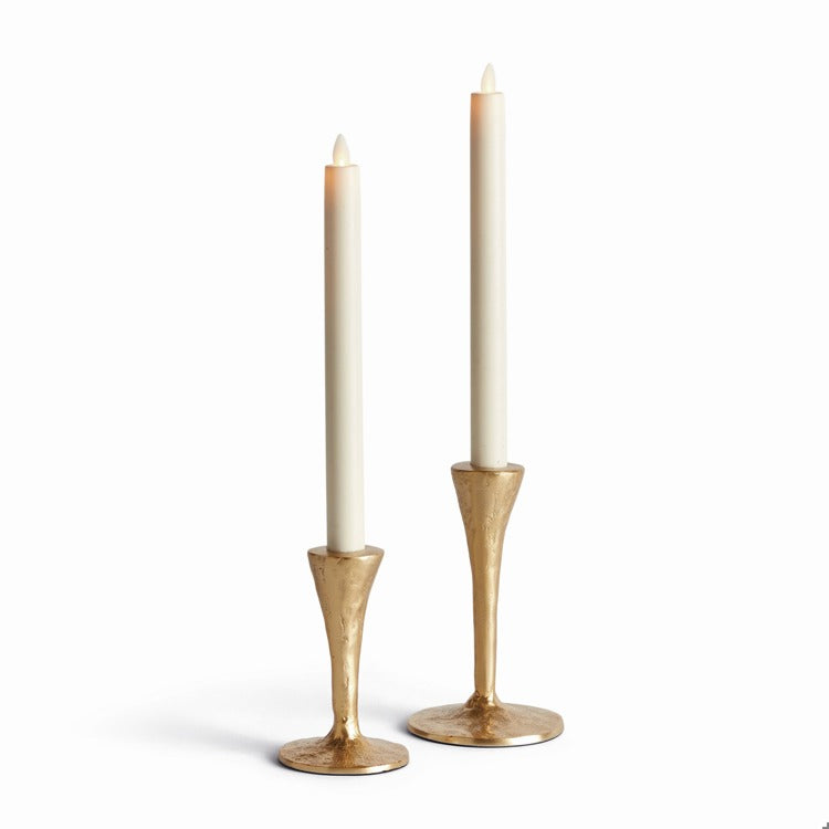 Gold Modern Taper Candle Holder (2 Sizes)
