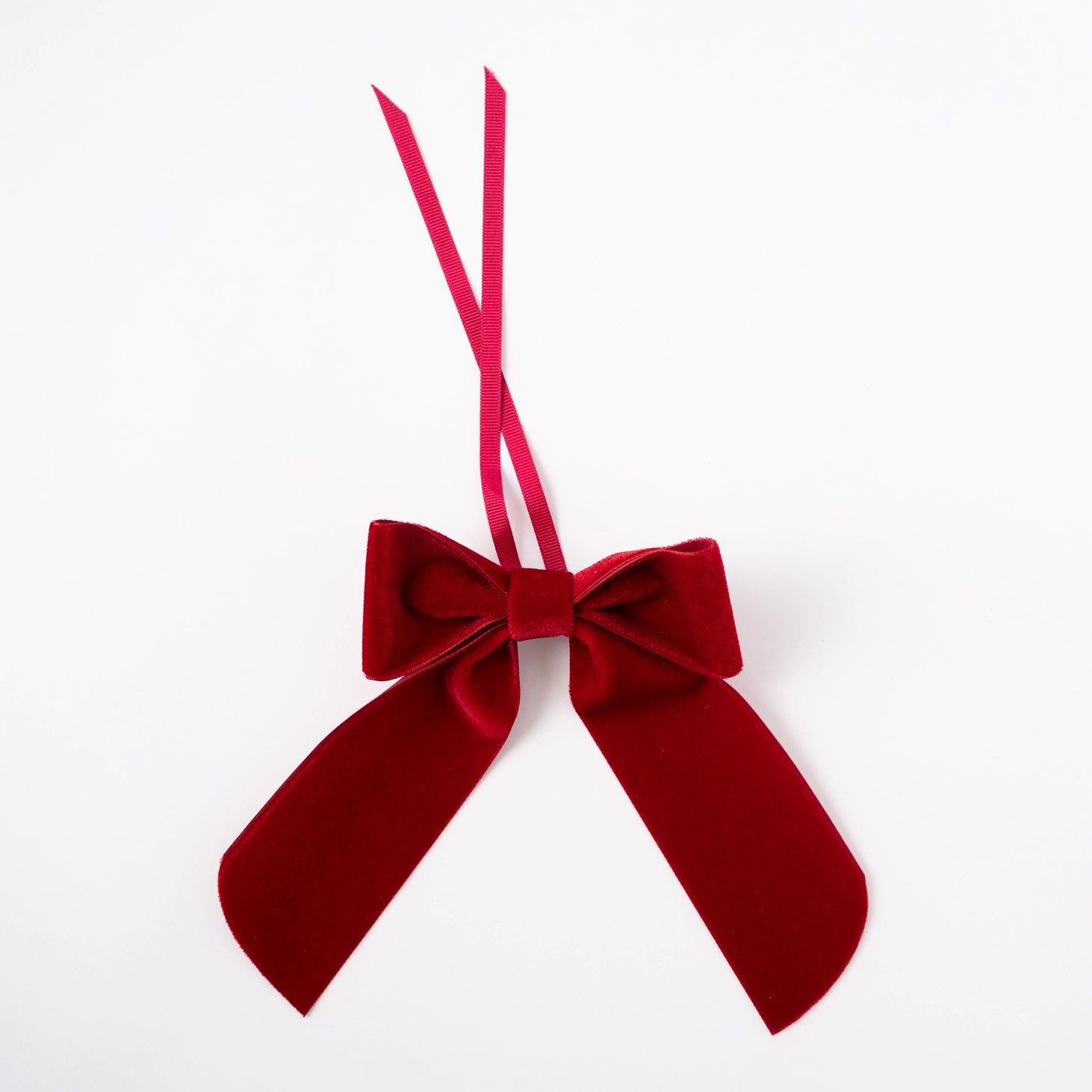 Velvet Bow w/ Ribbon Ties (2 Colors)