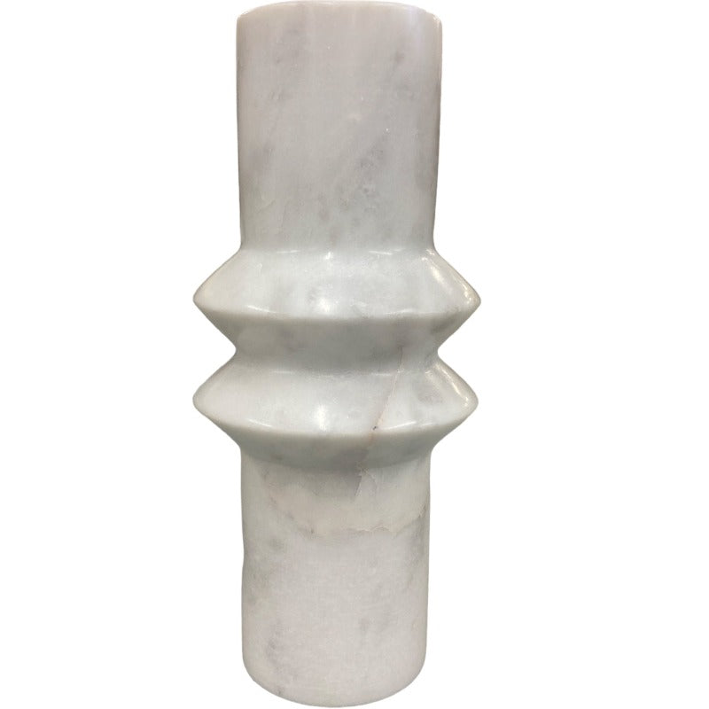 White Marble Candlestick (3 Sizes)