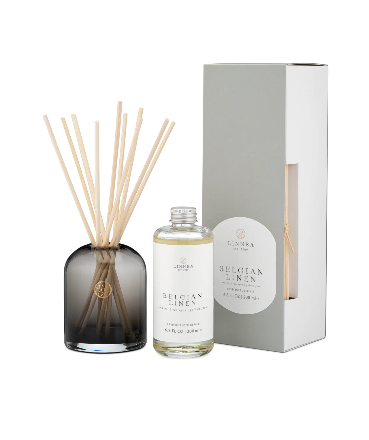 LINNEA Belgian Linen Diffuser Kit