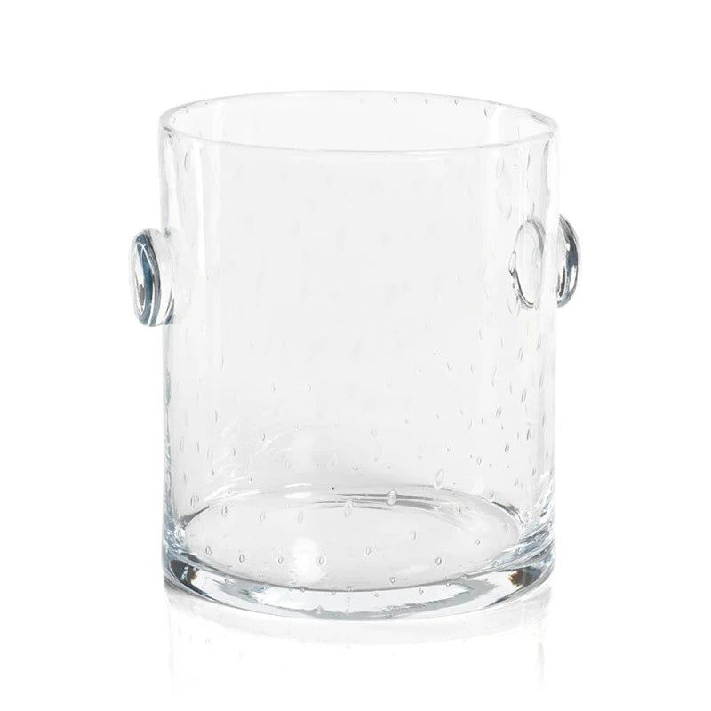 Bubbled Glass Ice Bucket