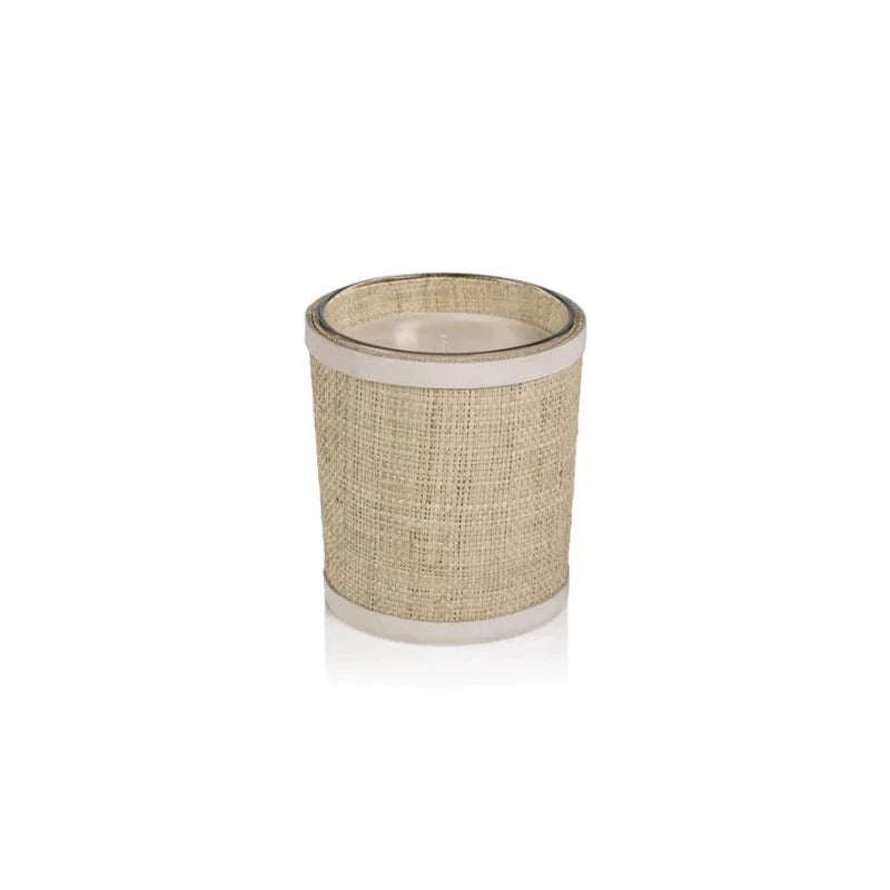 Raffia Wrapped Sea Salt & Coastal Mist Candle (2 Sizes)