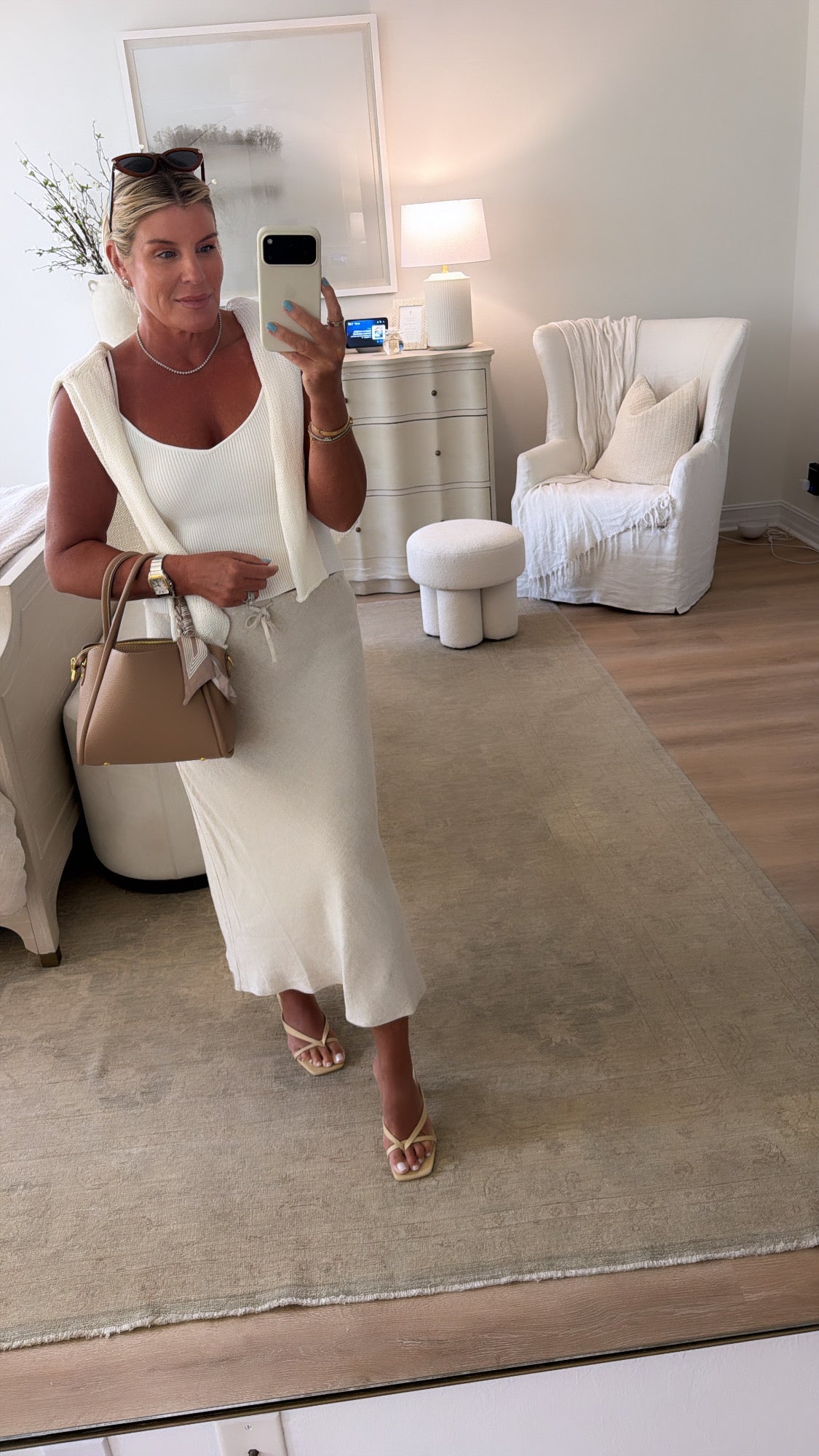 Cassia Linen Skirt-Linen