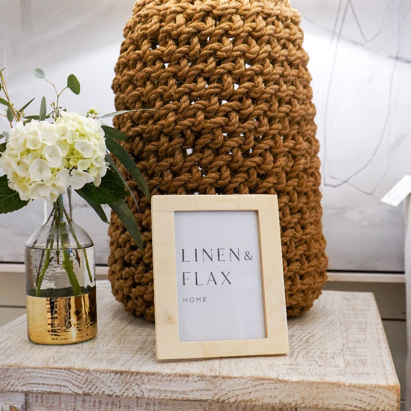 5x7 White Resin Photo Frame