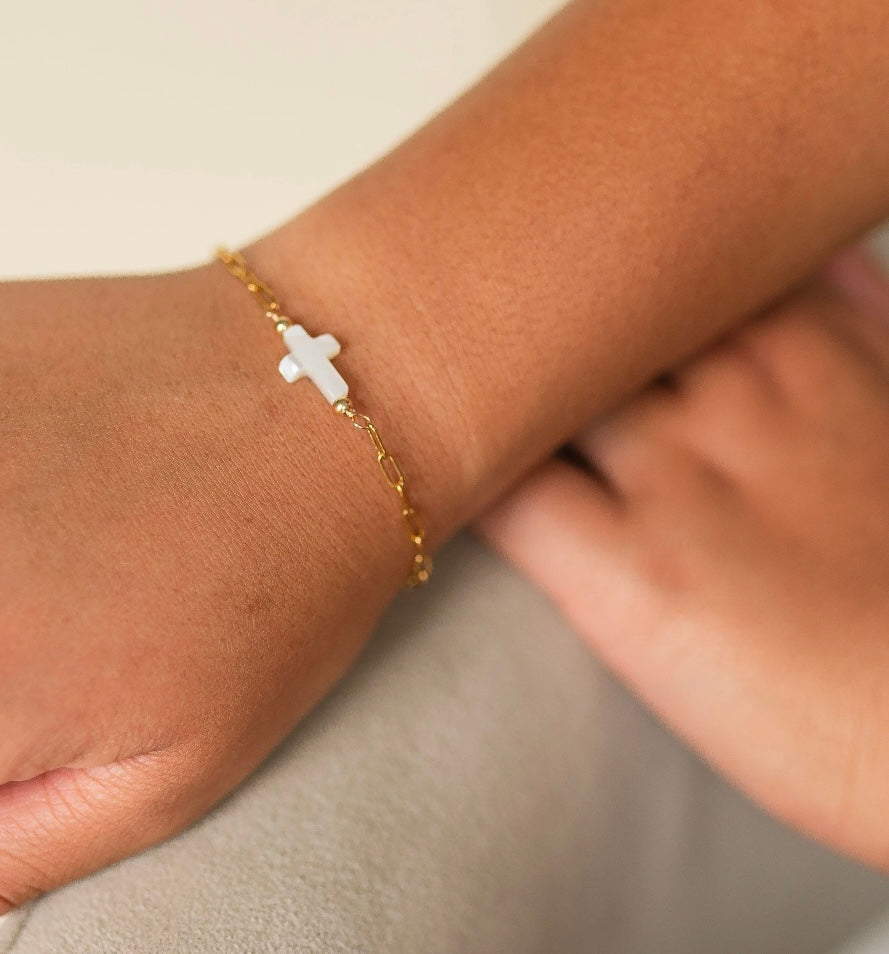 Sacrament Cross Bracelet