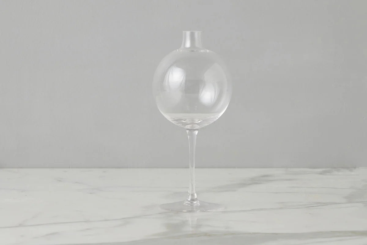 Clear Wine Glass Vase (3 Sizes)