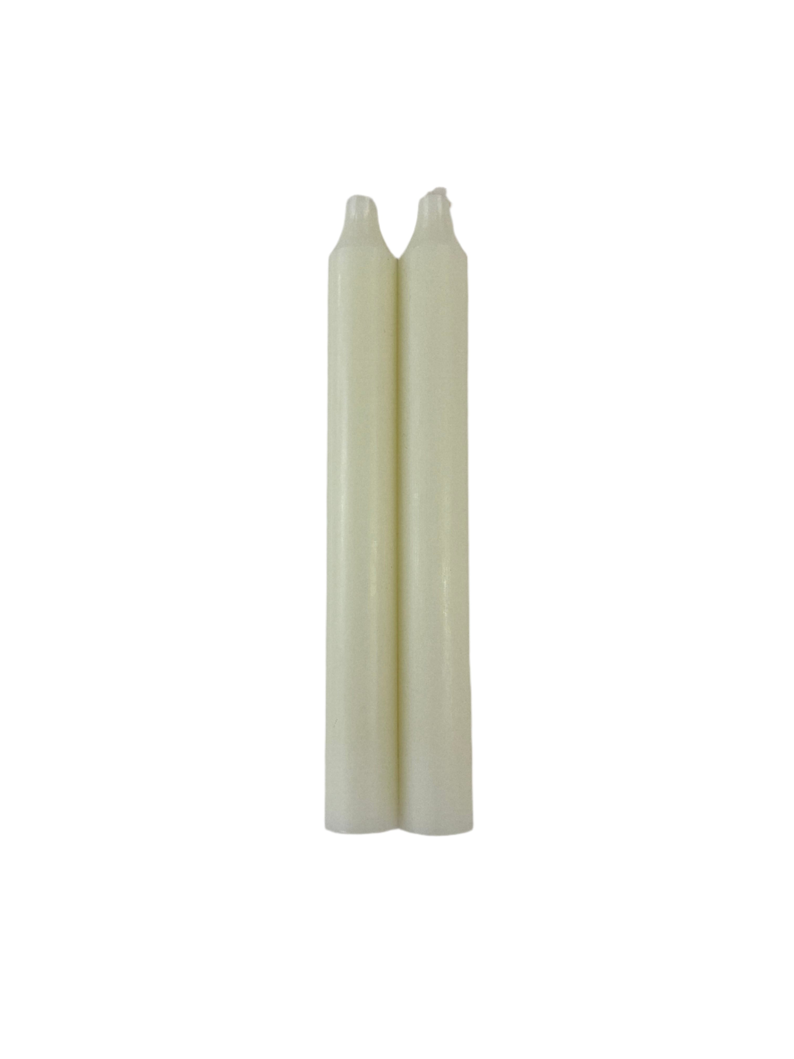 7" Ivory Taper Candles (2pk)