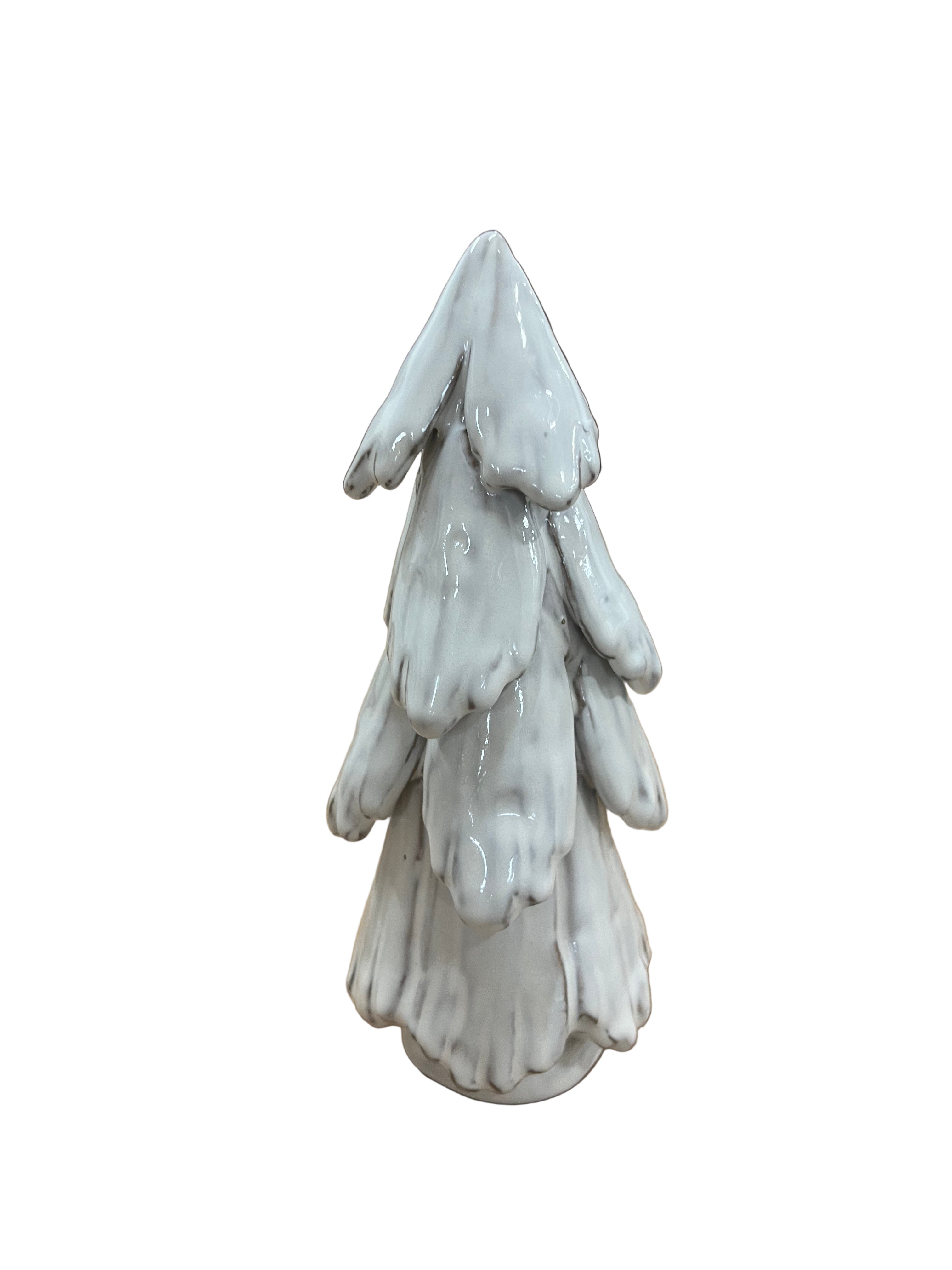 Winter Stoneware Tree (2 Sizes)