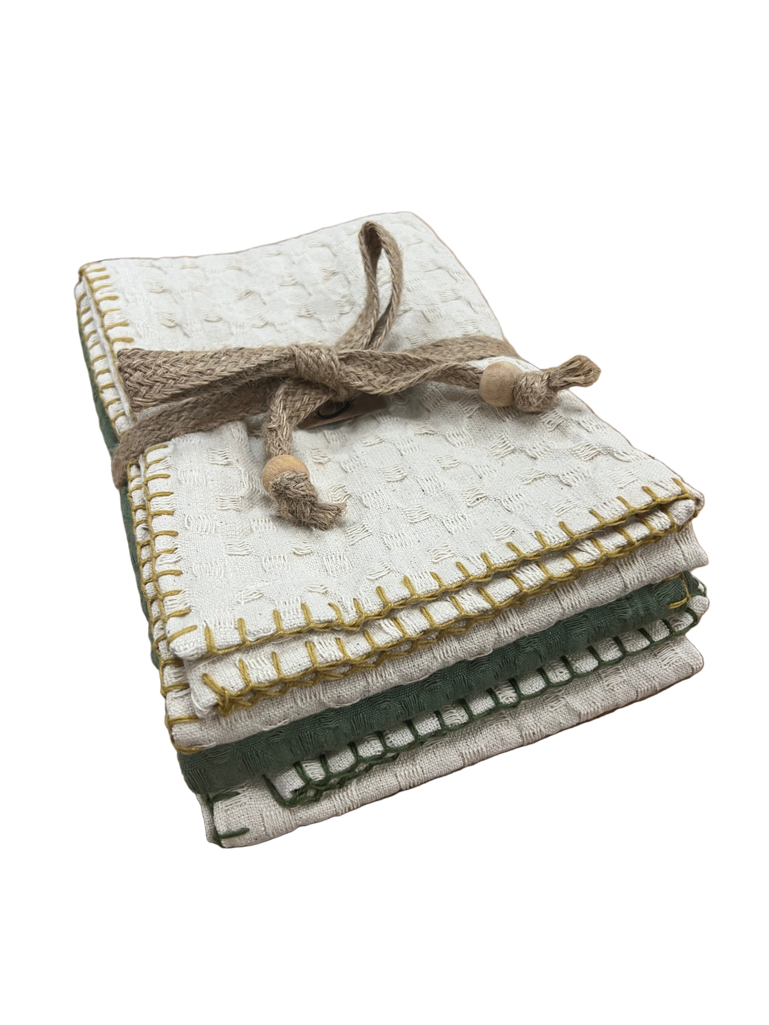 Waffle Weave Tea Towels (Set of 3)