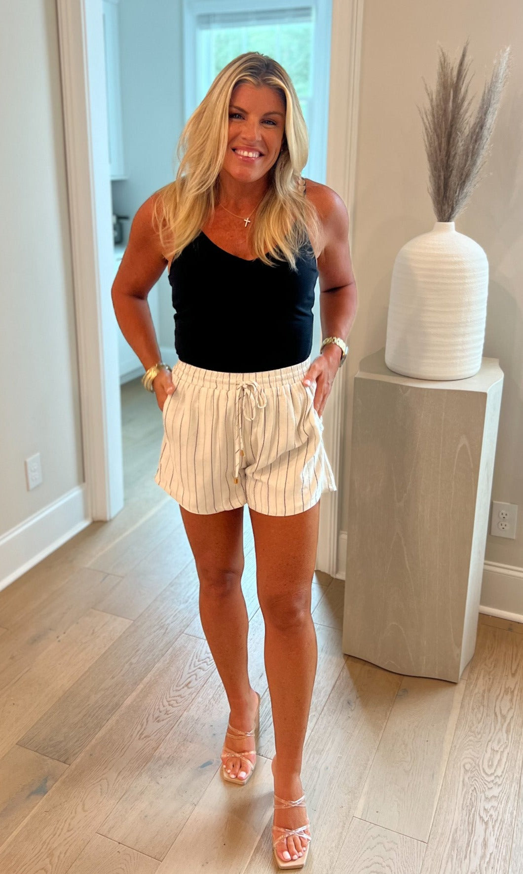 Claire Shorts-Natural-Final Sale