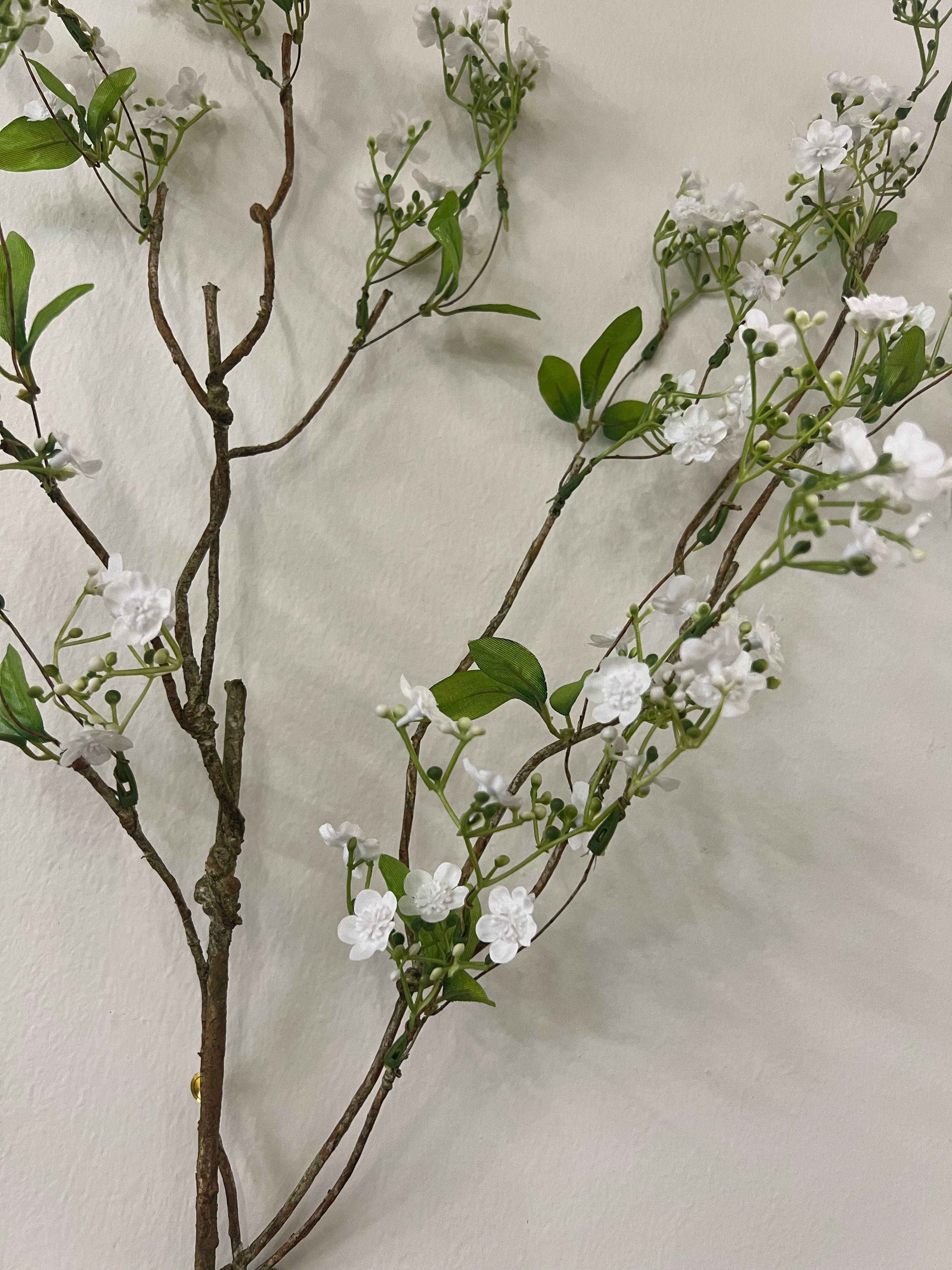 41" White Flowering Branch