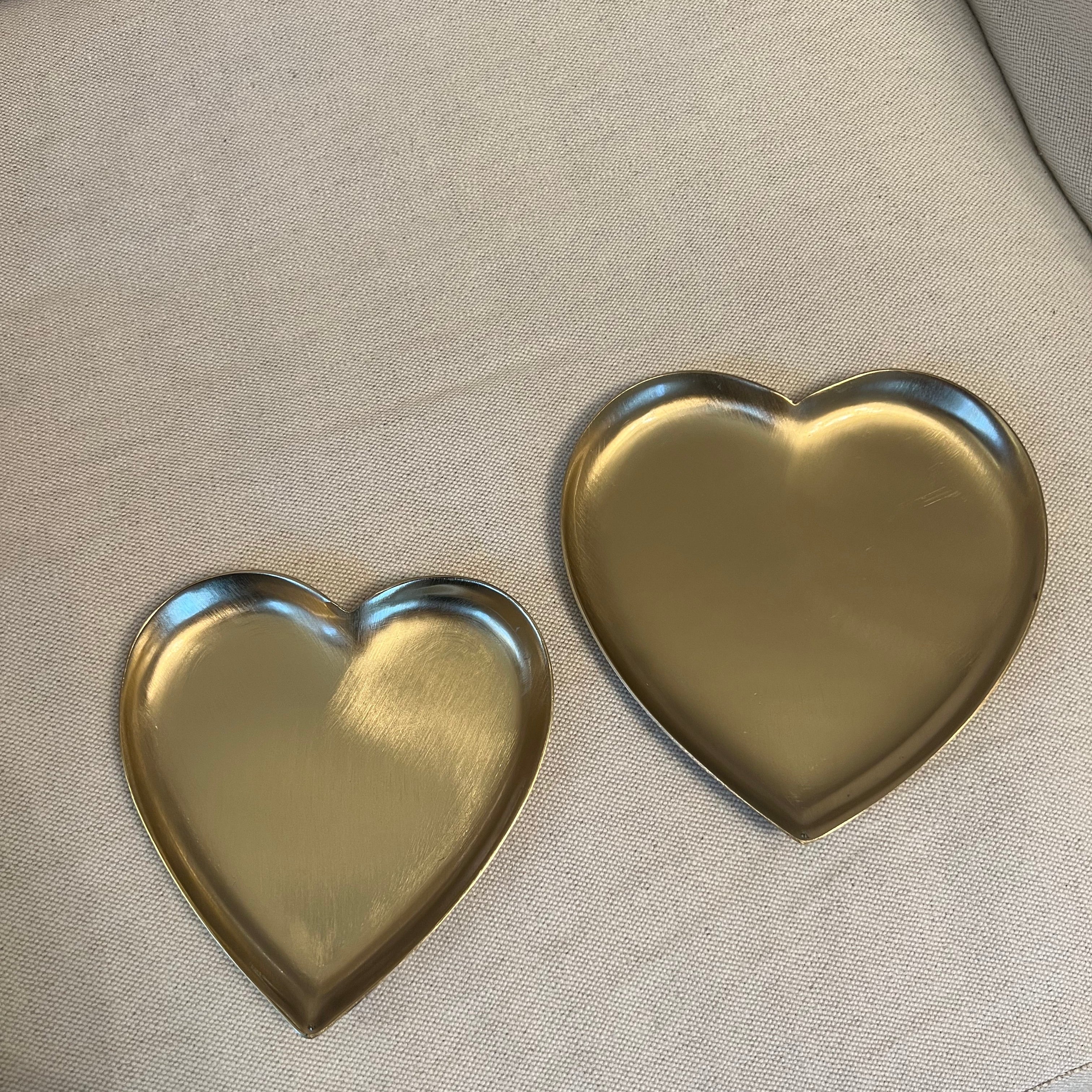 Gold Heart Tidbit Tray (2 Sizes)