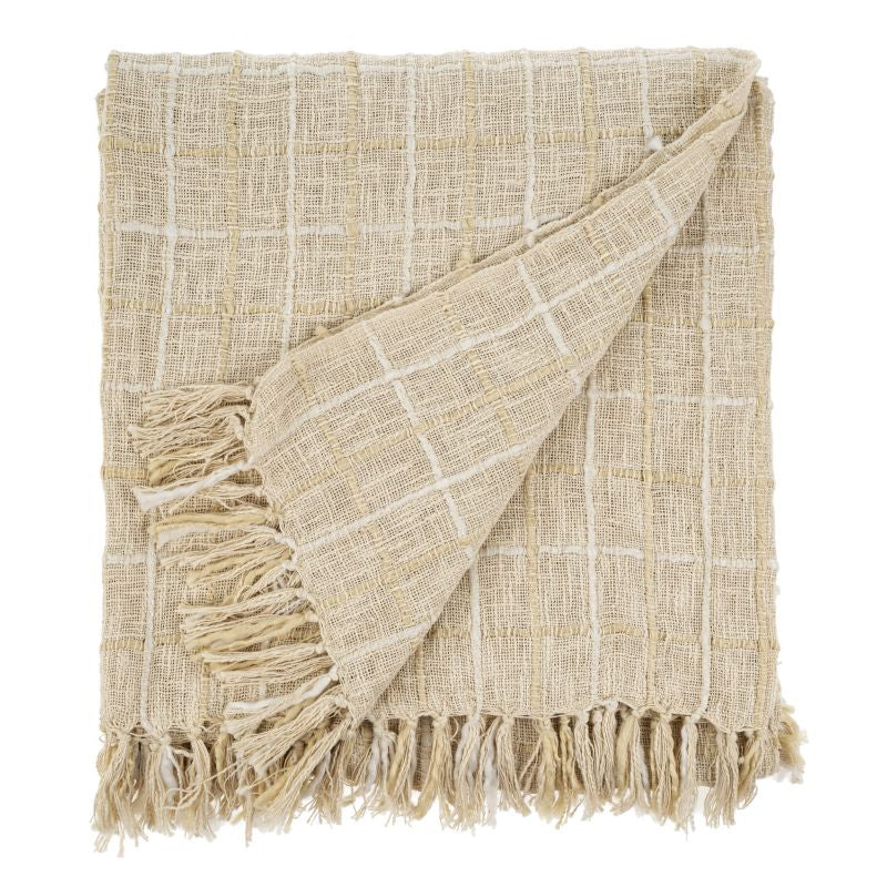 Natural Pacifica Bed Blanket