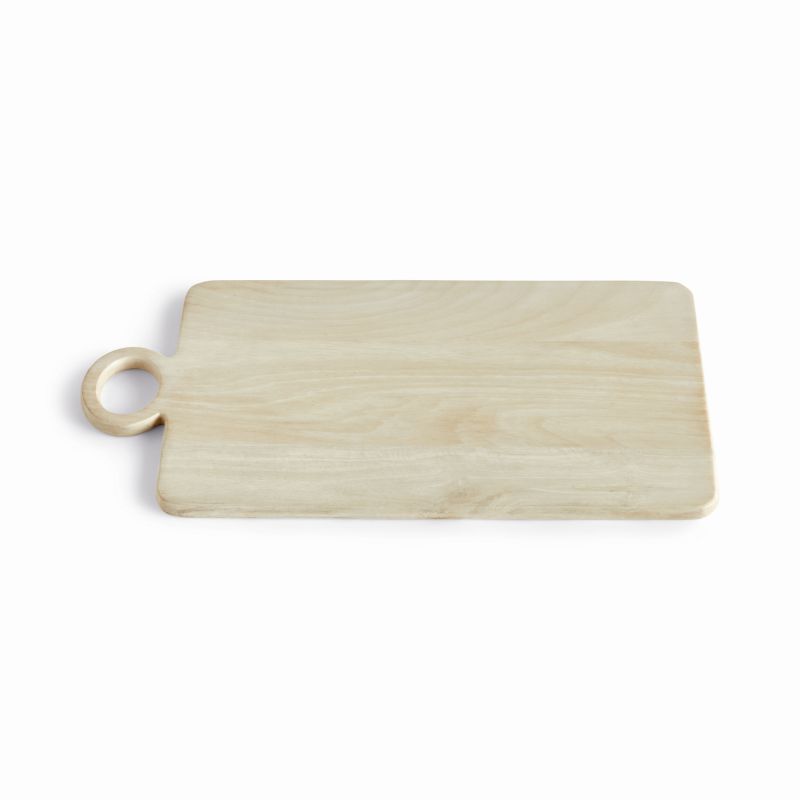 Light Wood Serving Board w/ Handle (2 Sizes)