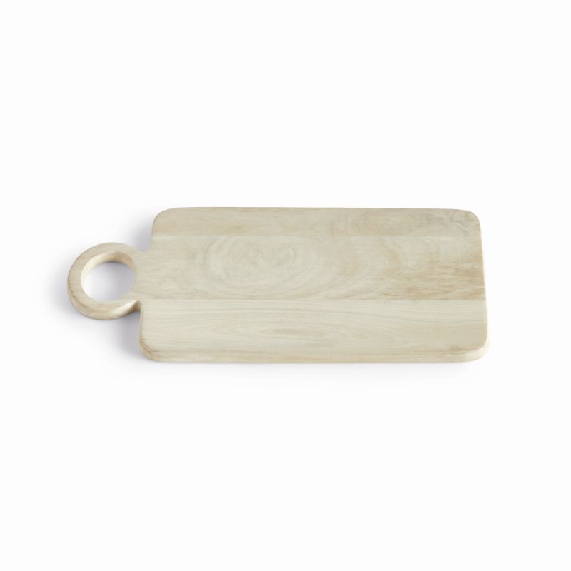 Light Wood Serving Board w/ Handle (2 Sizes)