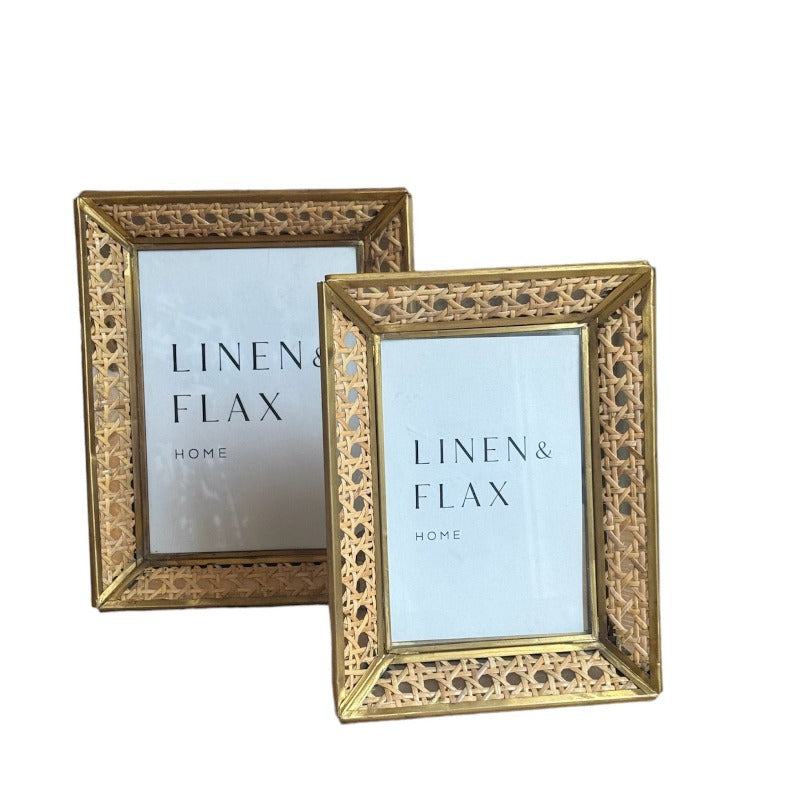 Natural Cane Picture Frame (2 Sizes)