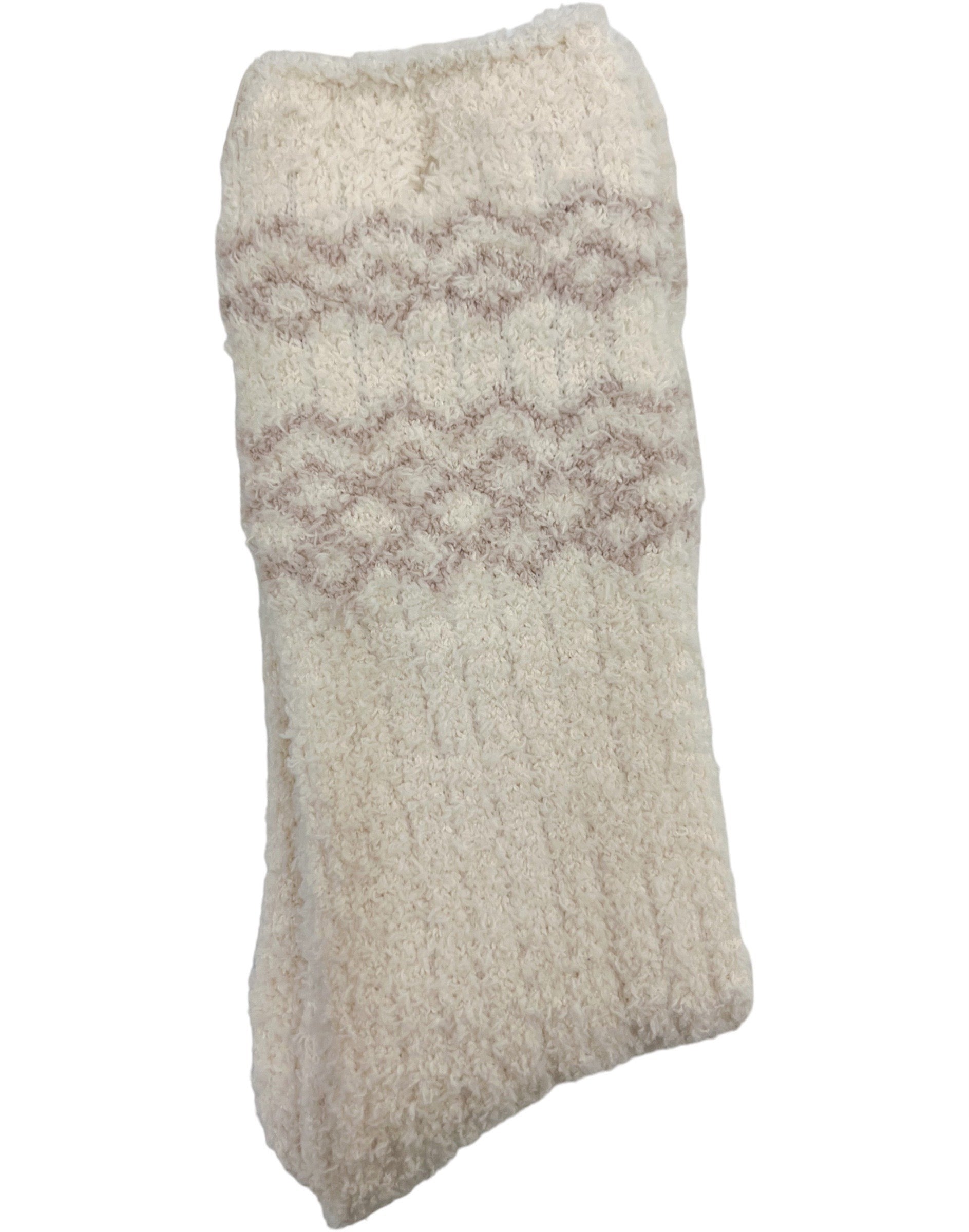 Nordic Socks-Stone/Cream