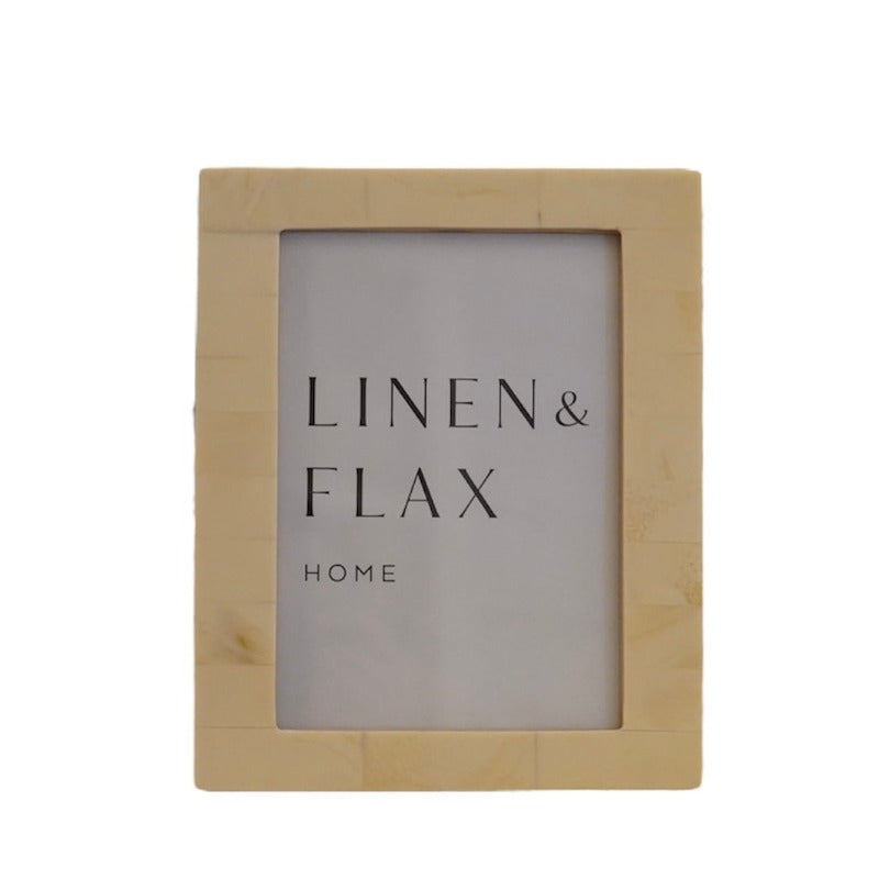 5x7 White Resin Photo Frame