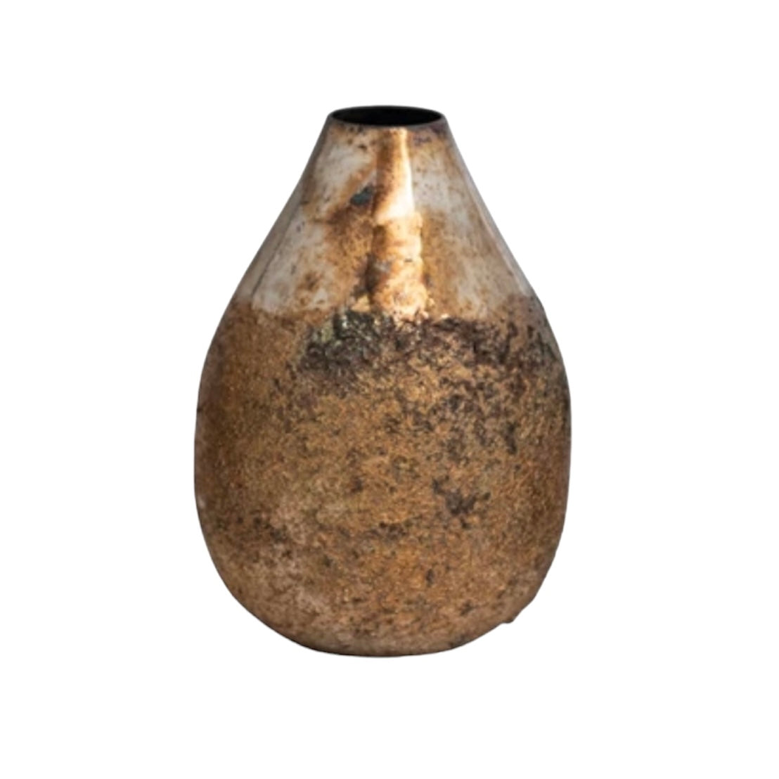 Burnt Gold Metal Vase (3 Sizes)