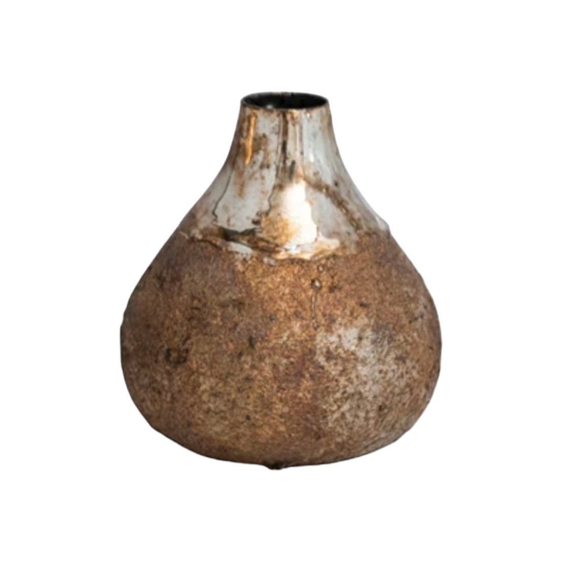 Burnt Gold Metal Vase (3 Sizes)