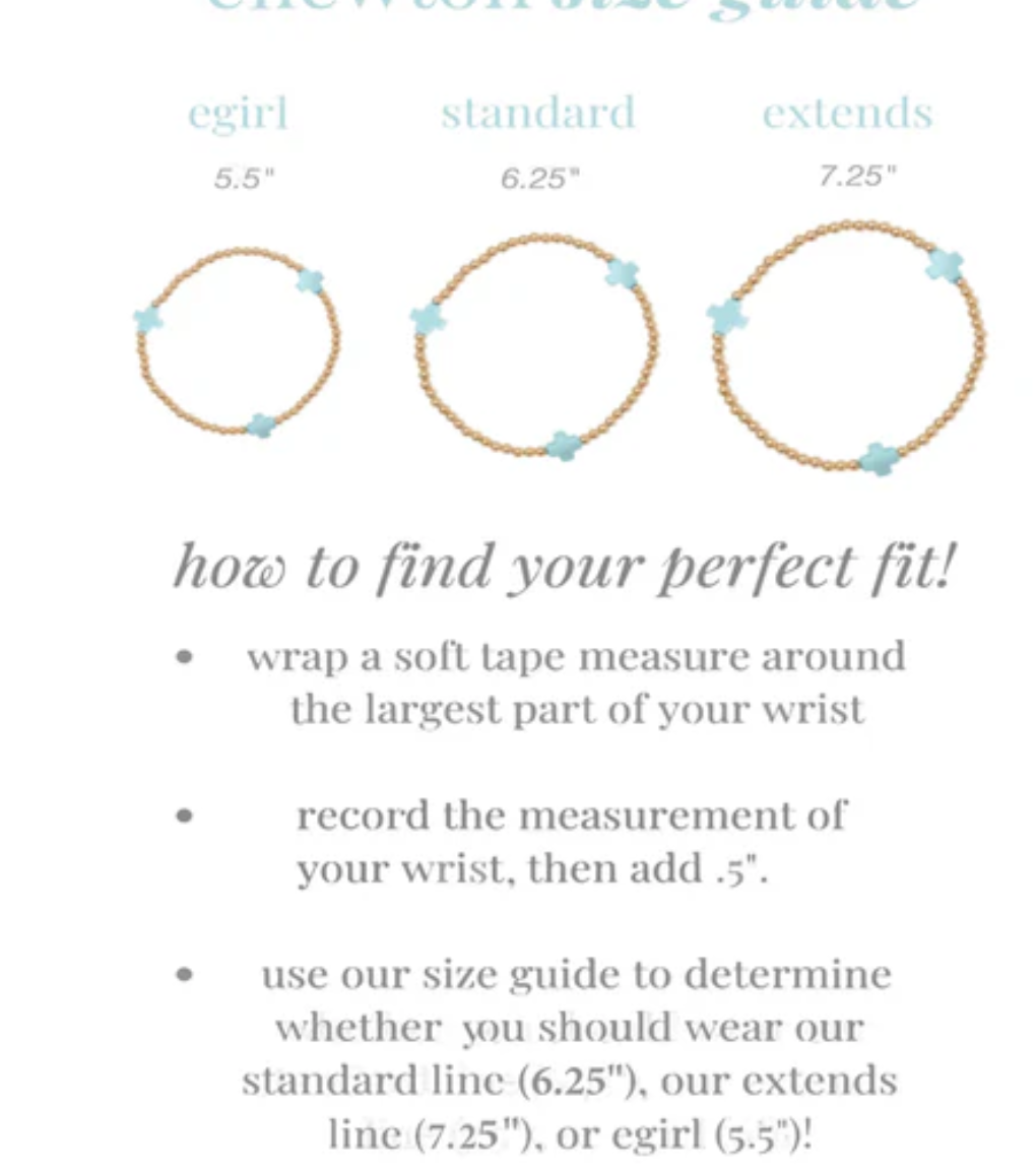 Cross Gold Disc 3mm Bead Bracelet