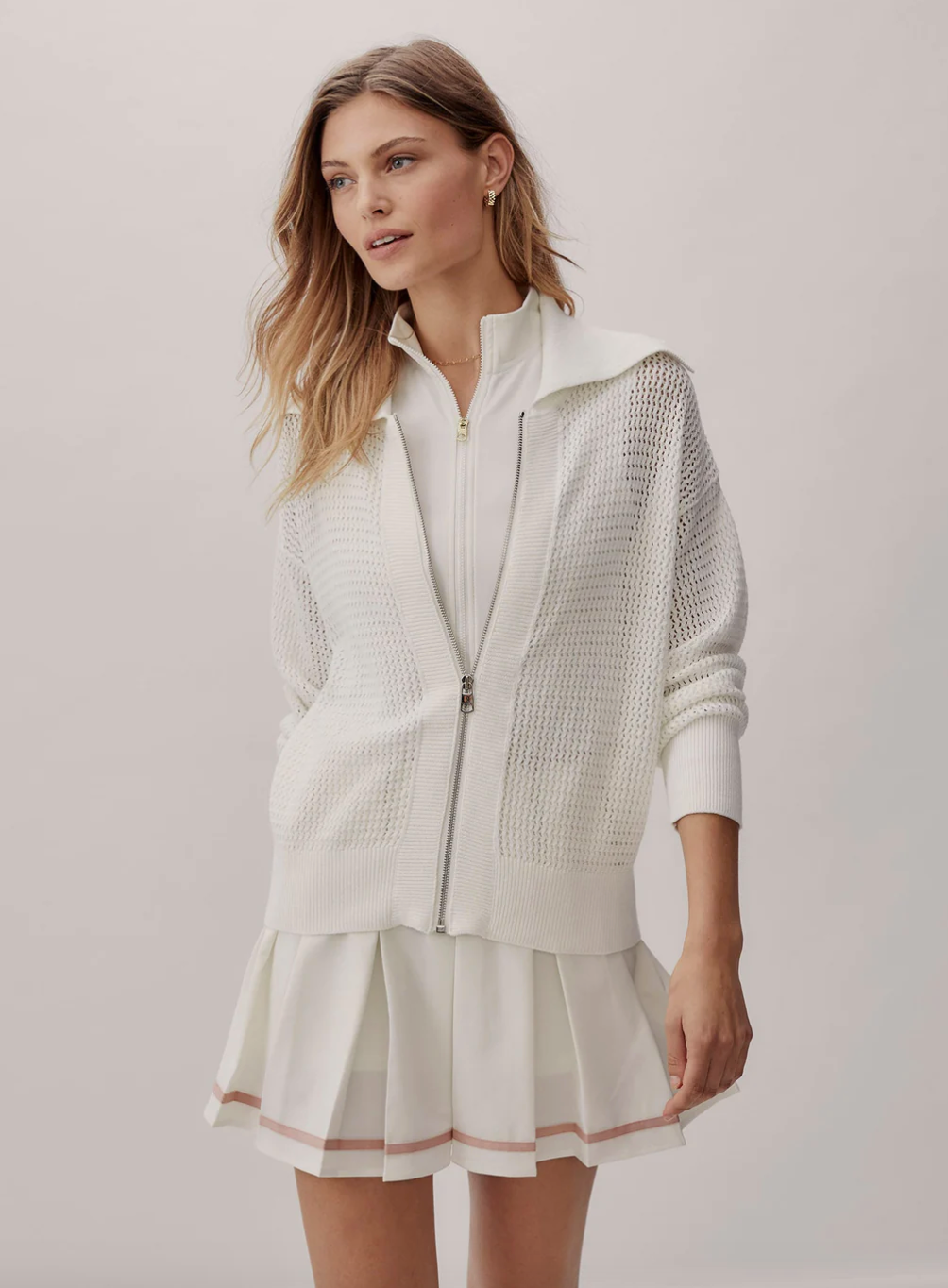 Fairfield Sweater Jacket-Snow