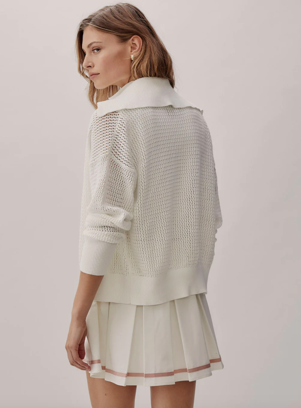 Fairfield Sweater Jacket-Snow