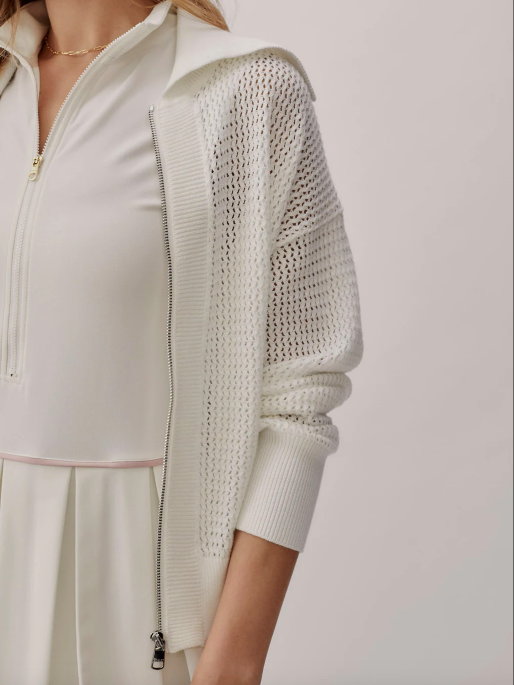 Fairfield Sweater Jacket-Snow