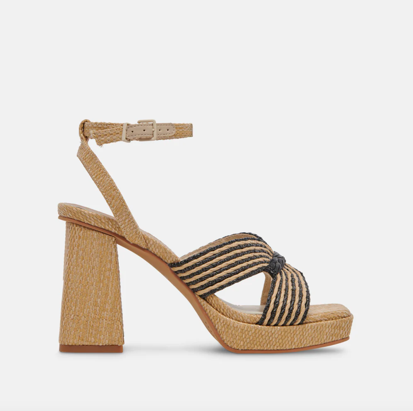 Aries Heels-Black/Natural-Final Sale