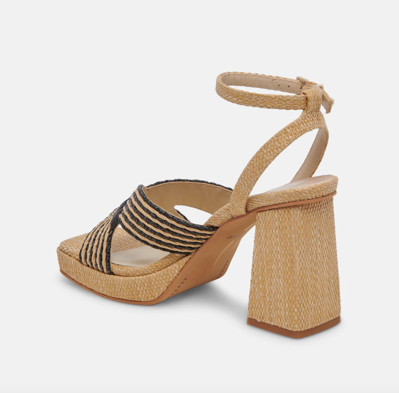 Aries Heels-Black/Natural-Final Sale