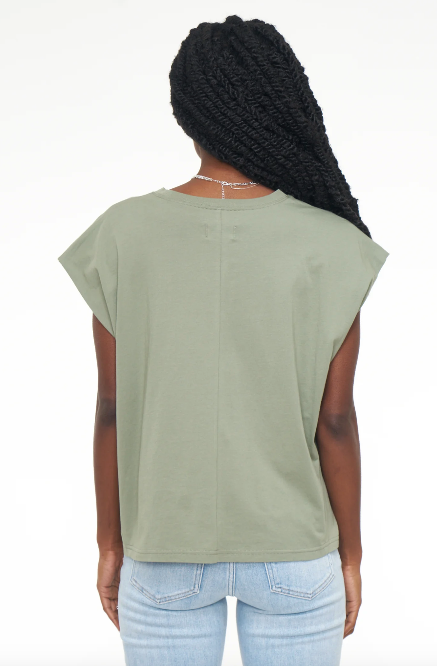 Trina Muscle Tee-Green