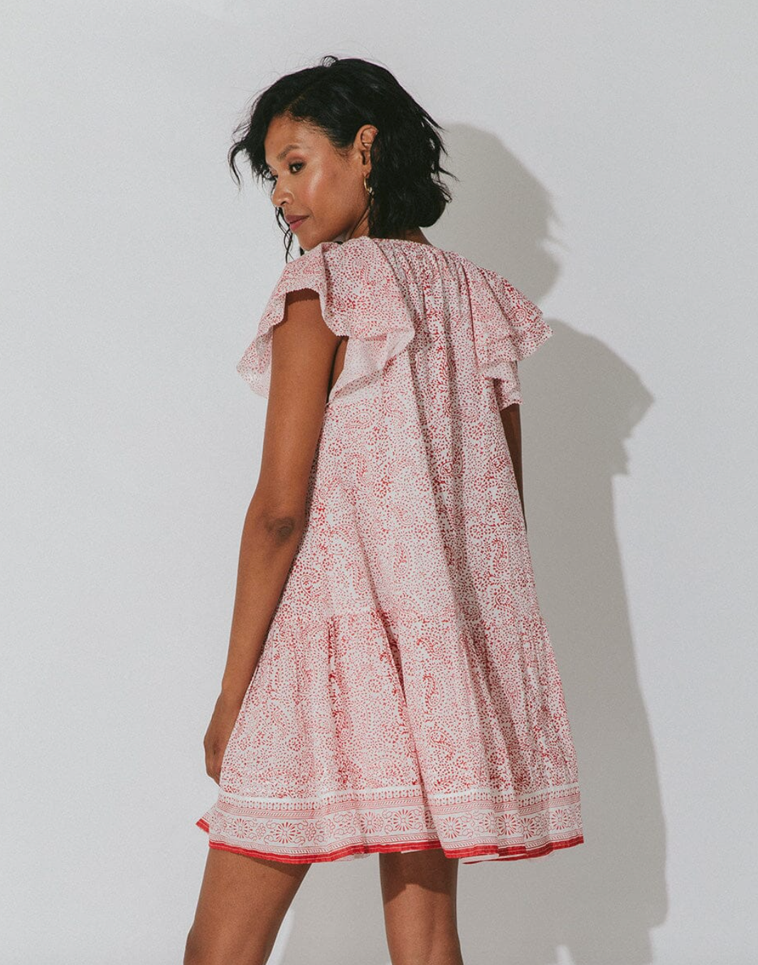 Jaya Mini Dress-Paisley