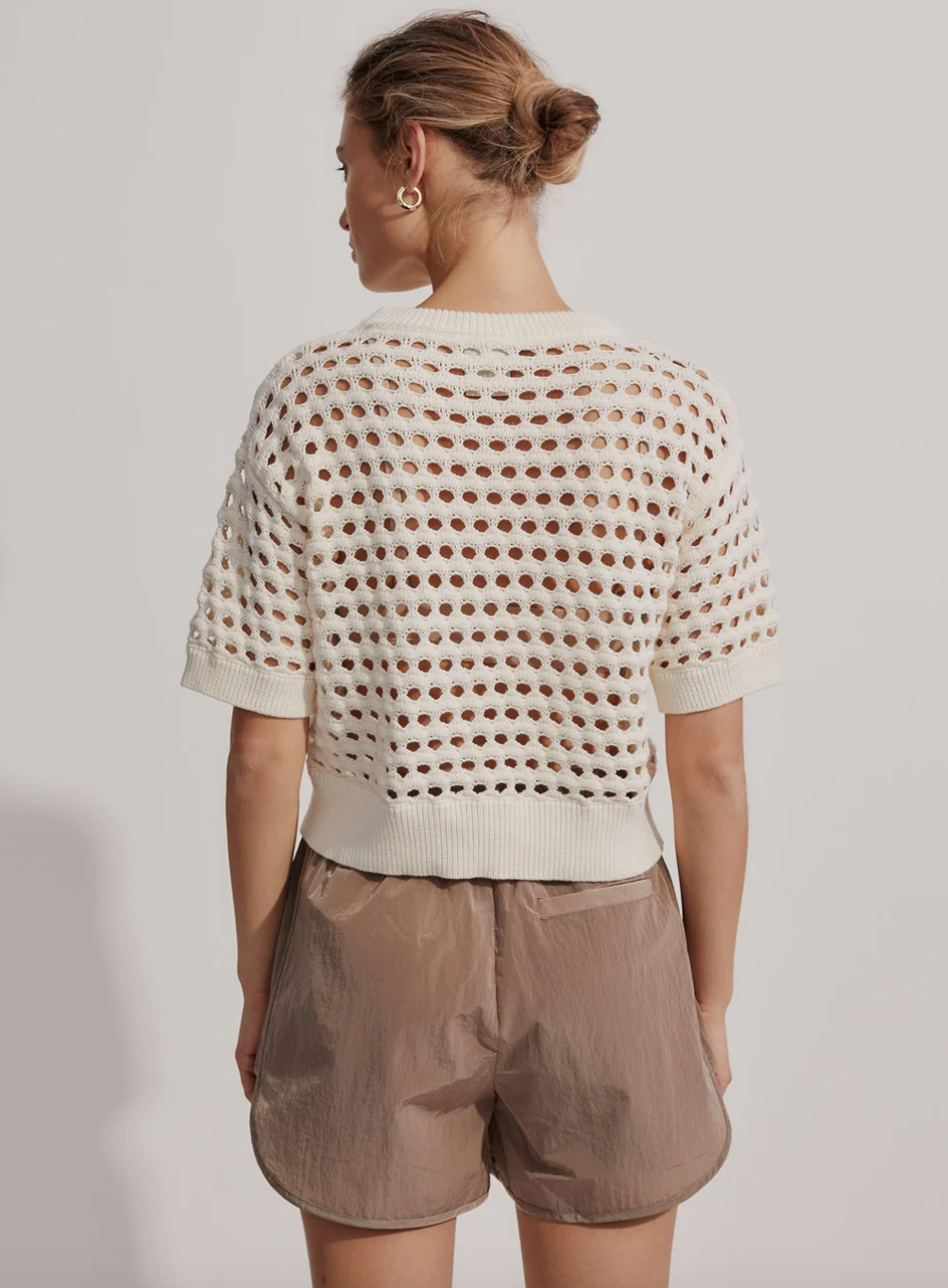 Claybourne Sweater Tee-Coconut