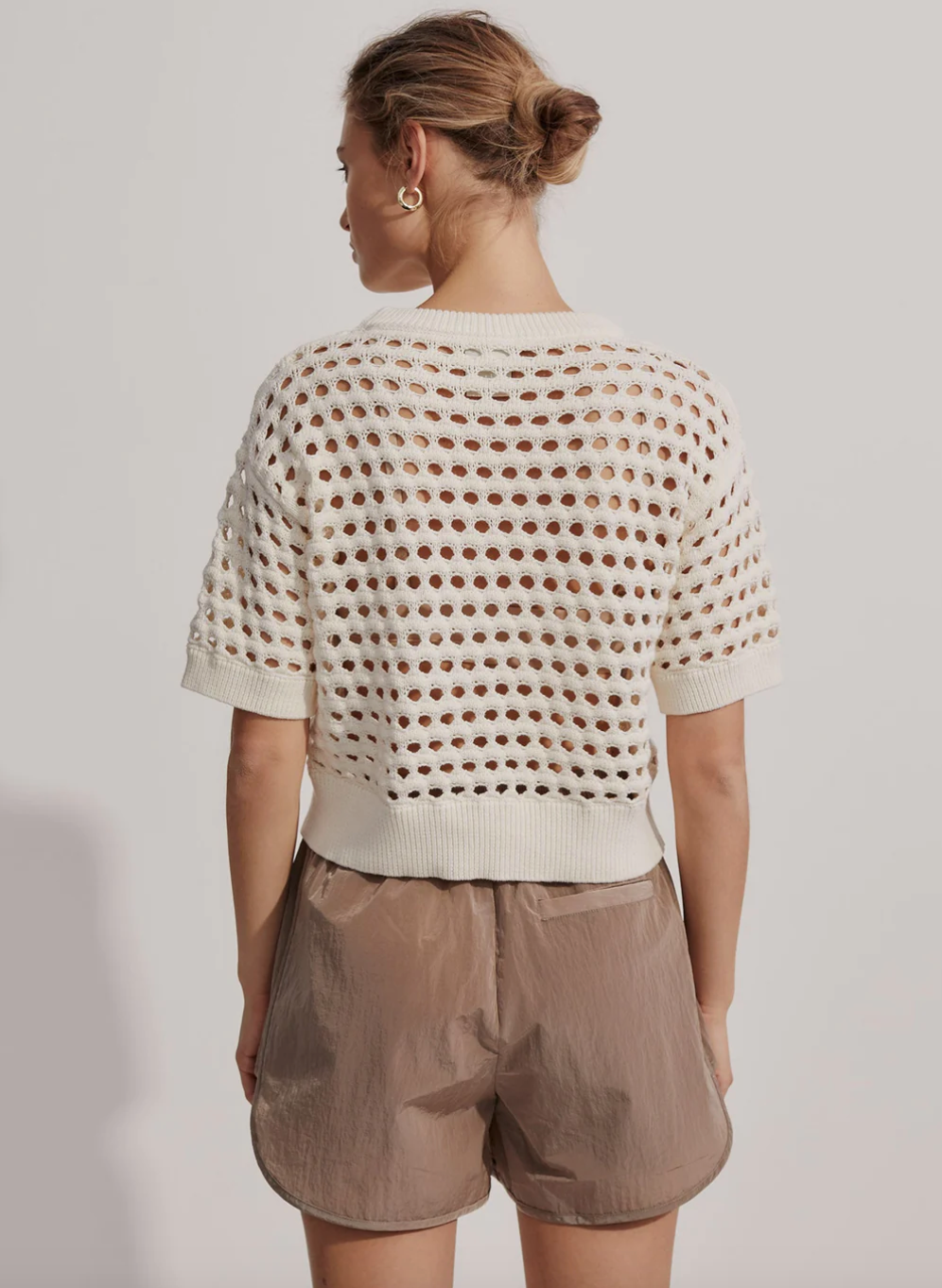 Claybourne Sweater Tee-Coconut