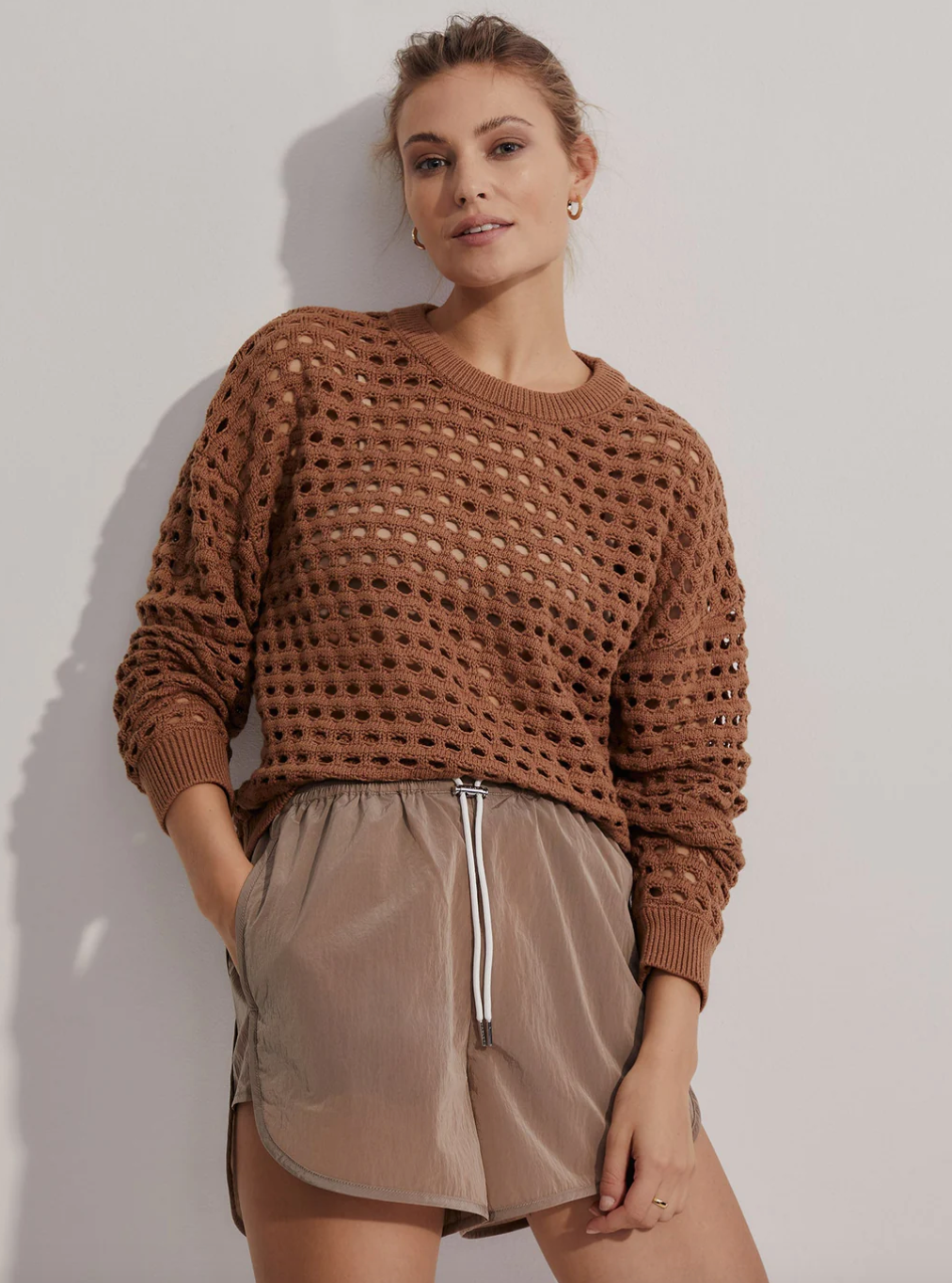 Harmon Shorts-Taupe
