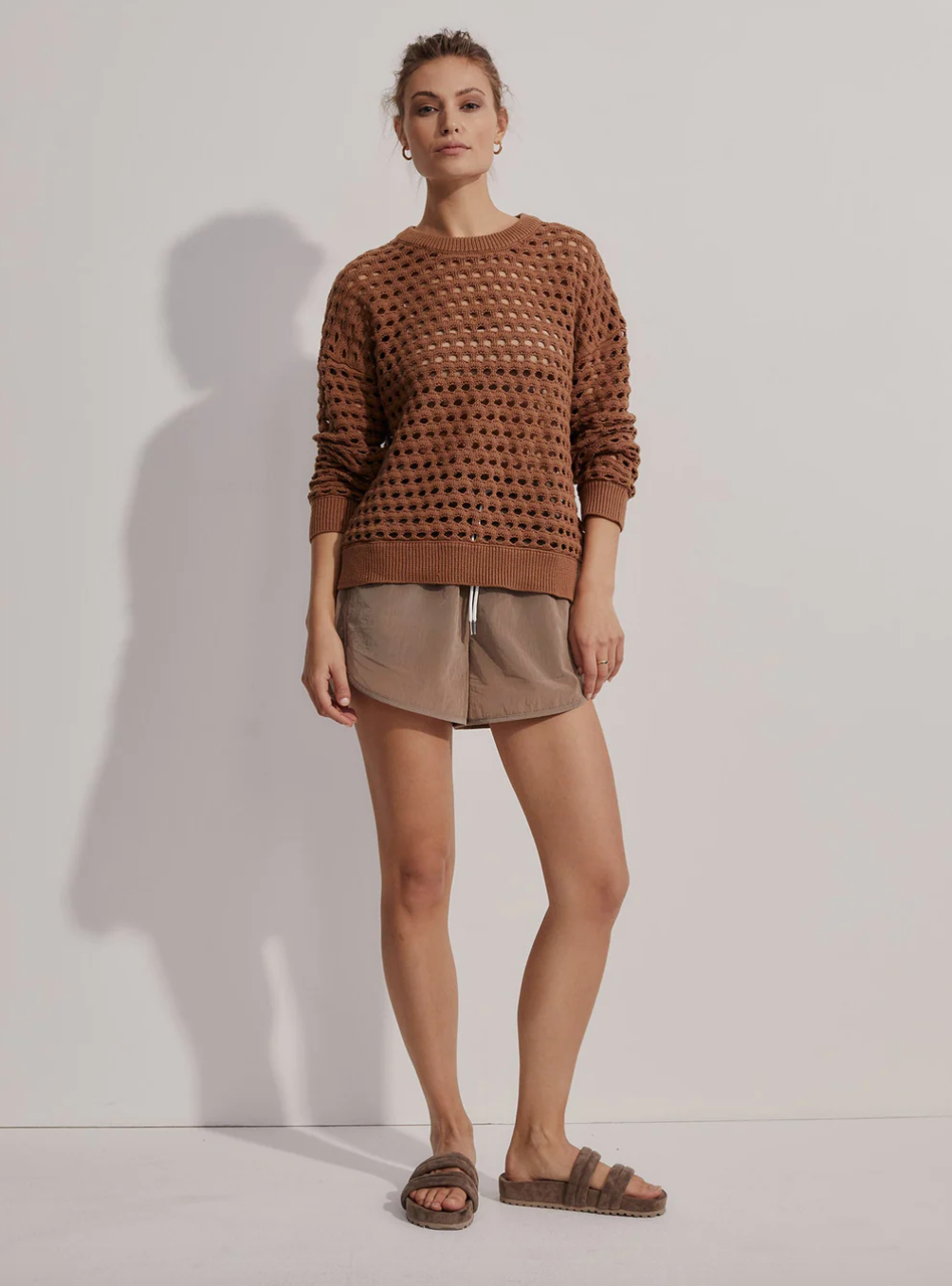 Harmon Shorts-Taupe