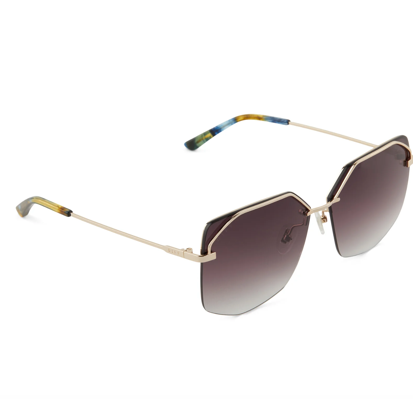 Bree-Gold+Brown Polarized Sunglasses