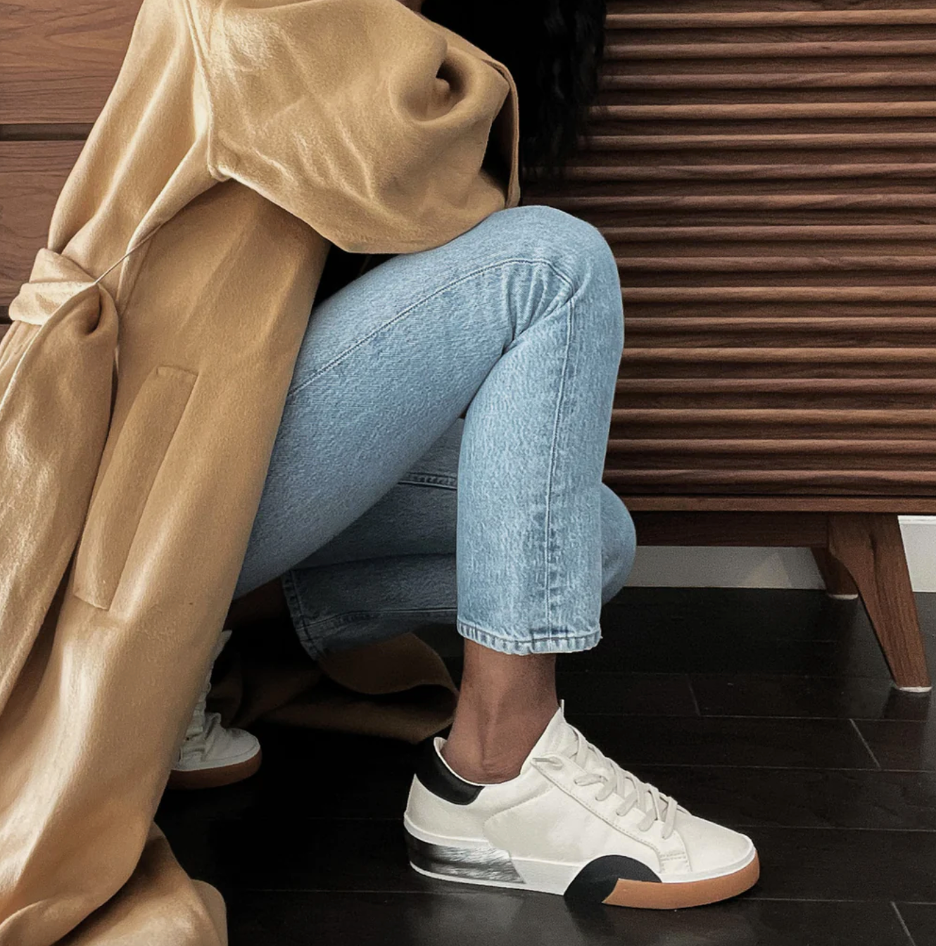 Zina Sneaker-White/Black