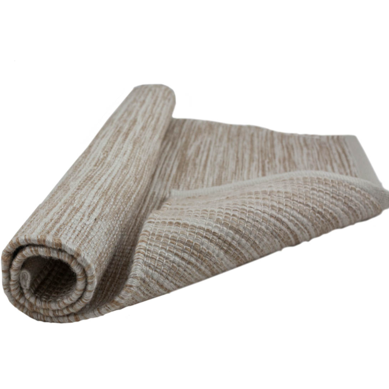 2' x 3' Beige Handwoven Indoor/ Outdoor Rug