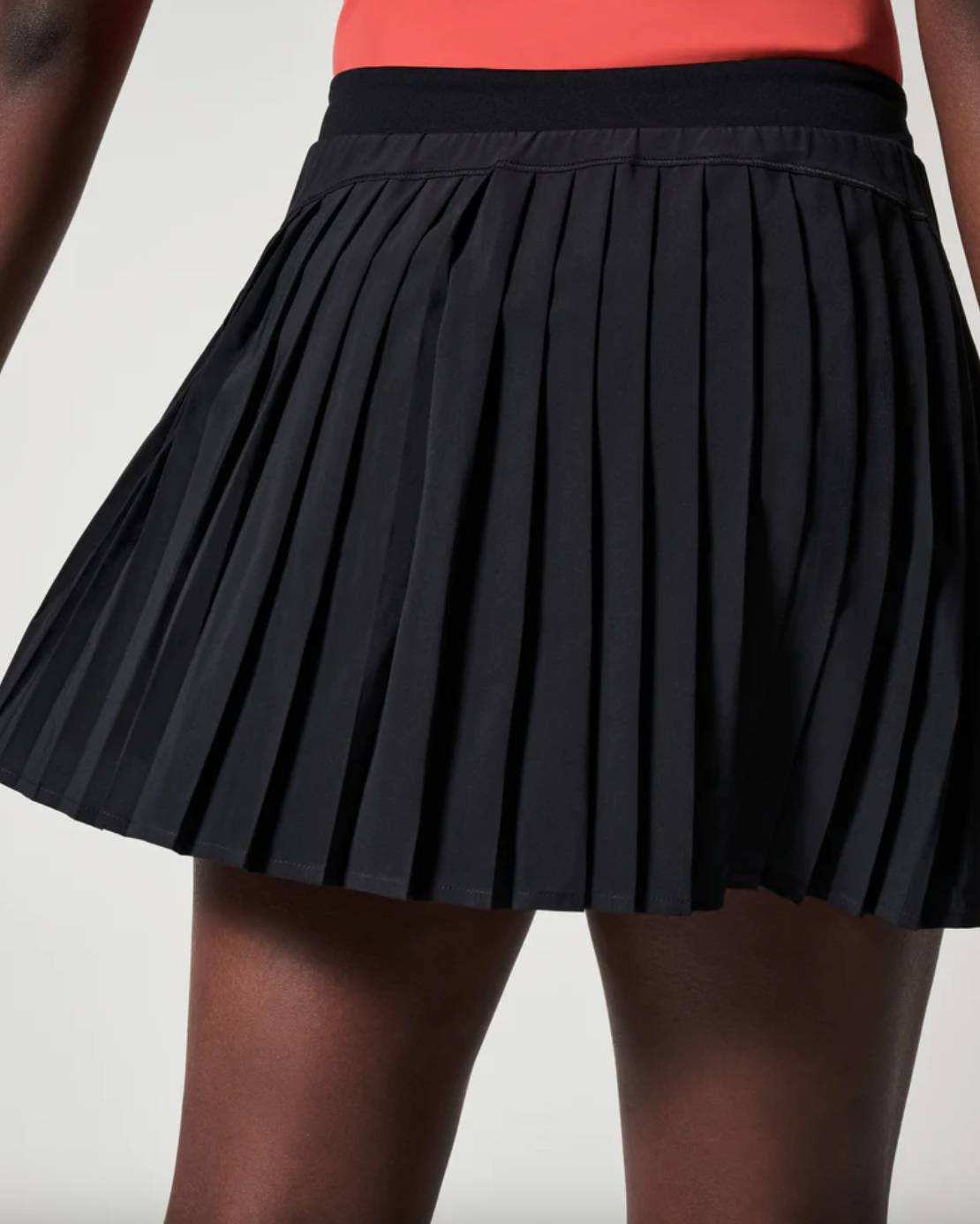 Get Moving Pleated Skort-Black